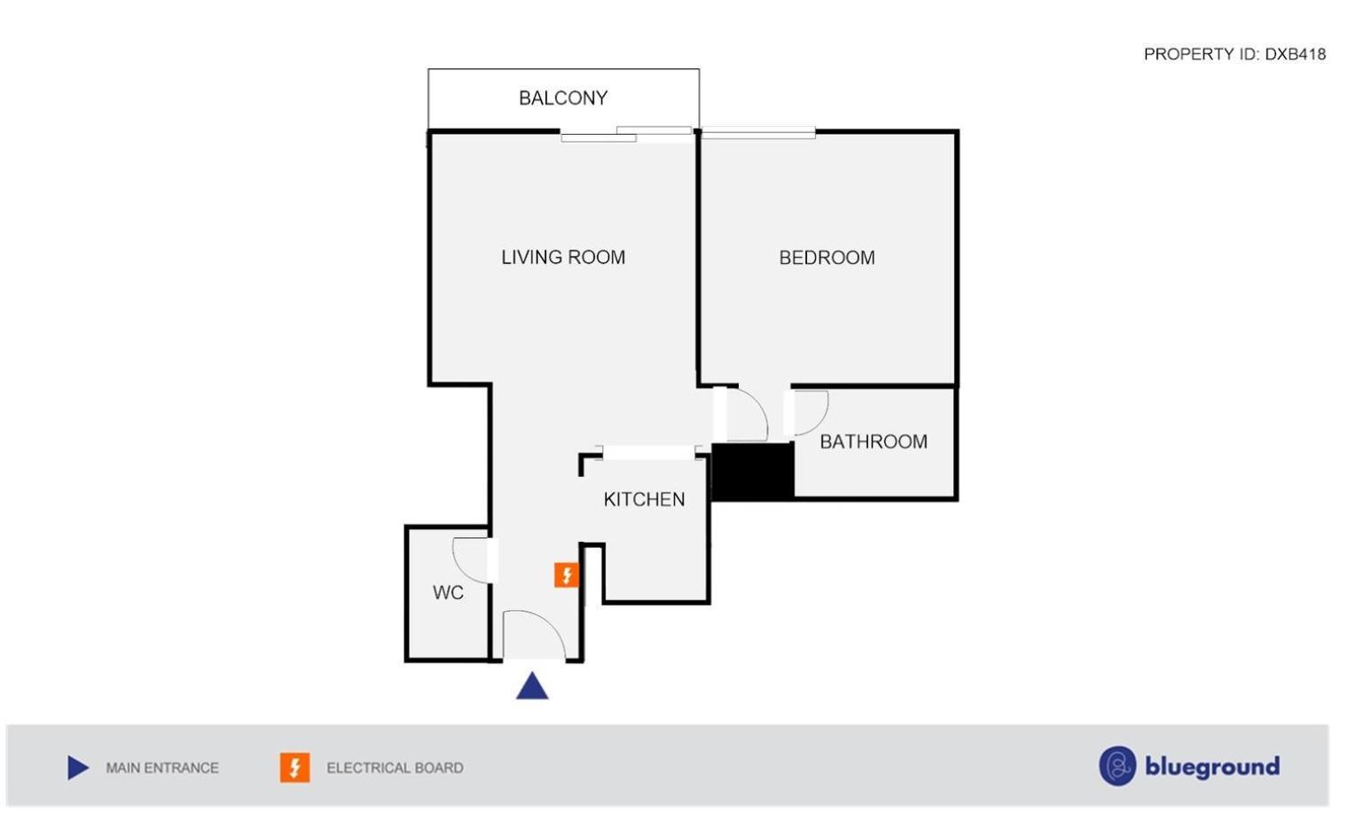 Blueground Marina Pool Gym Dxb-418 Apartment *
