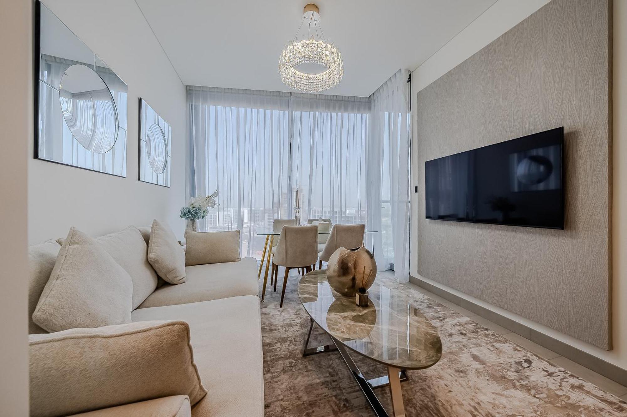 Stylish 1 Bdr In Sobha Waves Apartment *