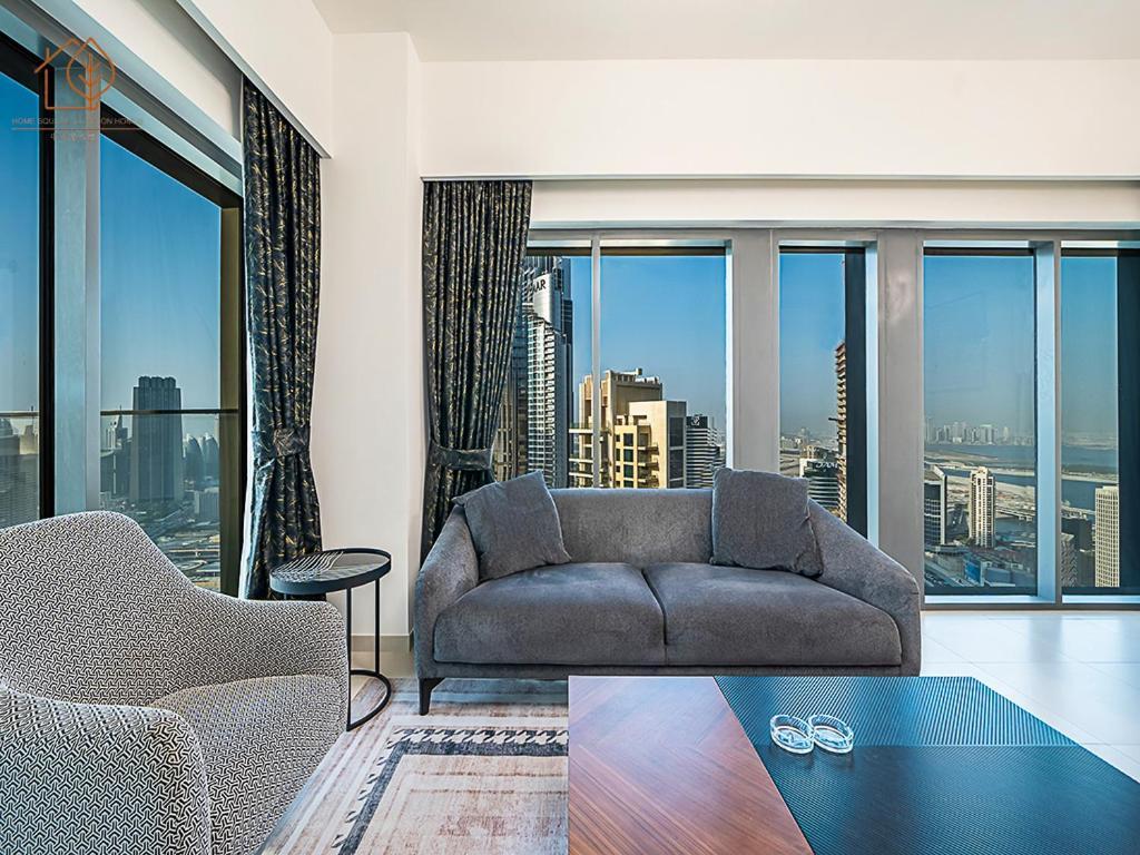 Stunning 3-Bedroom Home With Panoramic Burj Khalifa Views From High Floor 193Br-3 Apartment Dubai