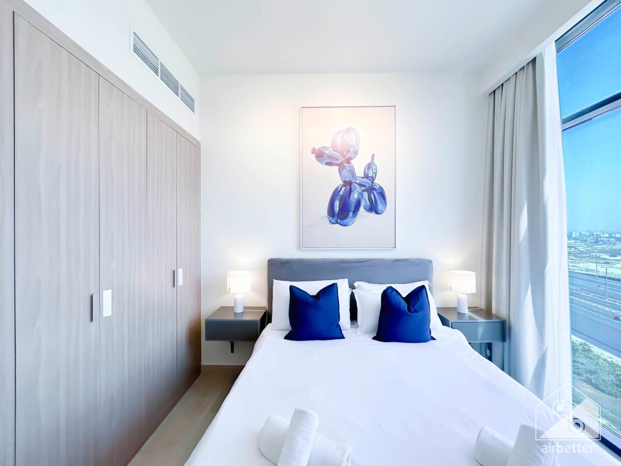 Apartment Stylish 1br With Balcony In Azizi Riviera
