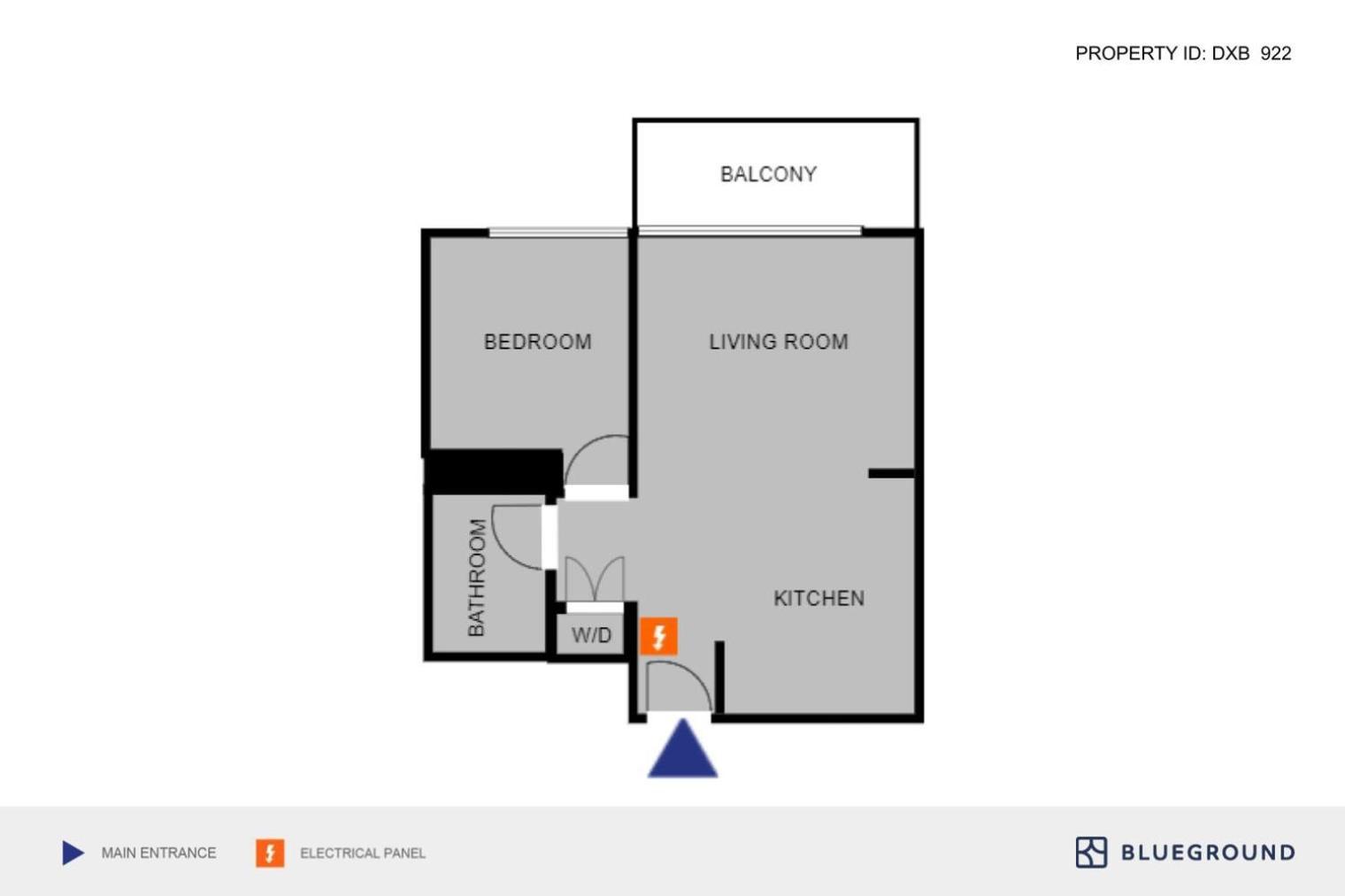 Blueground 5242 Tower Pool Elev Garage Dxb-922 Apartment *