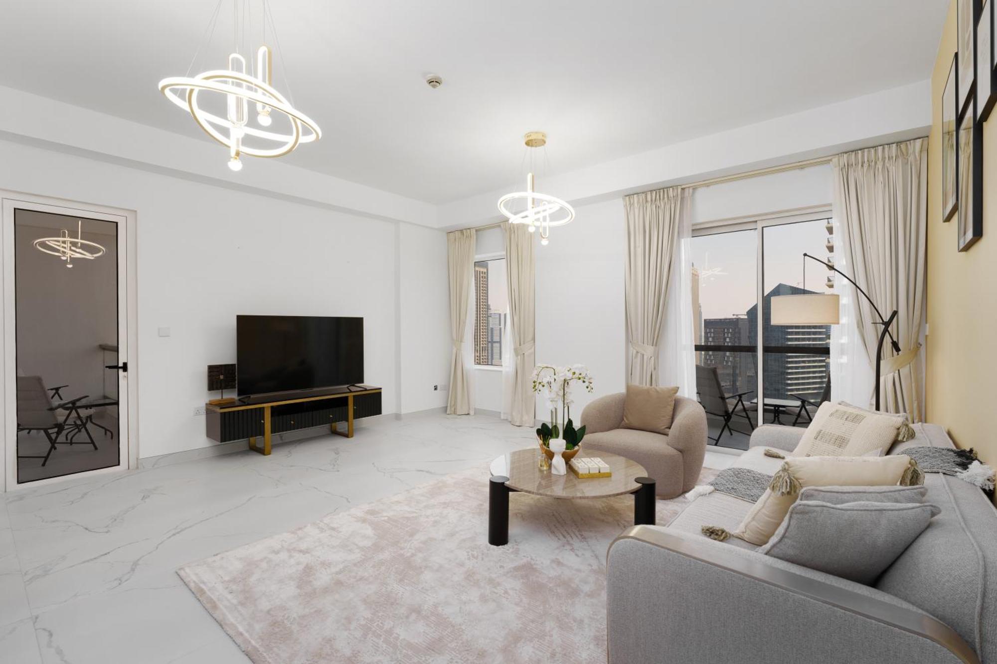 Apartment Marco Polo - Chic 1 Bedroom With 2 Balconies, Marina Views & Tram Dubai