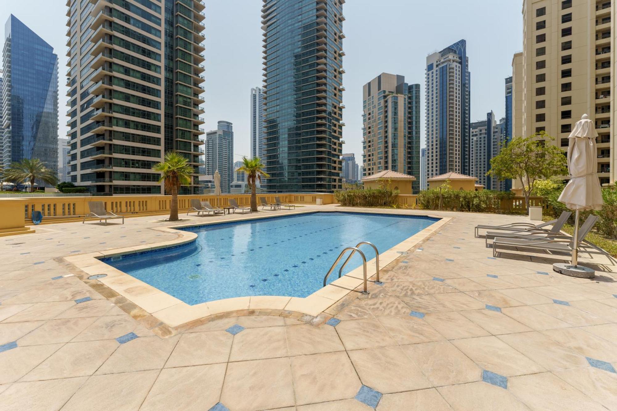 Marco Polo - Chic 1 Bedroom With 2 Balconies, Marina Views & Tram Dubai
