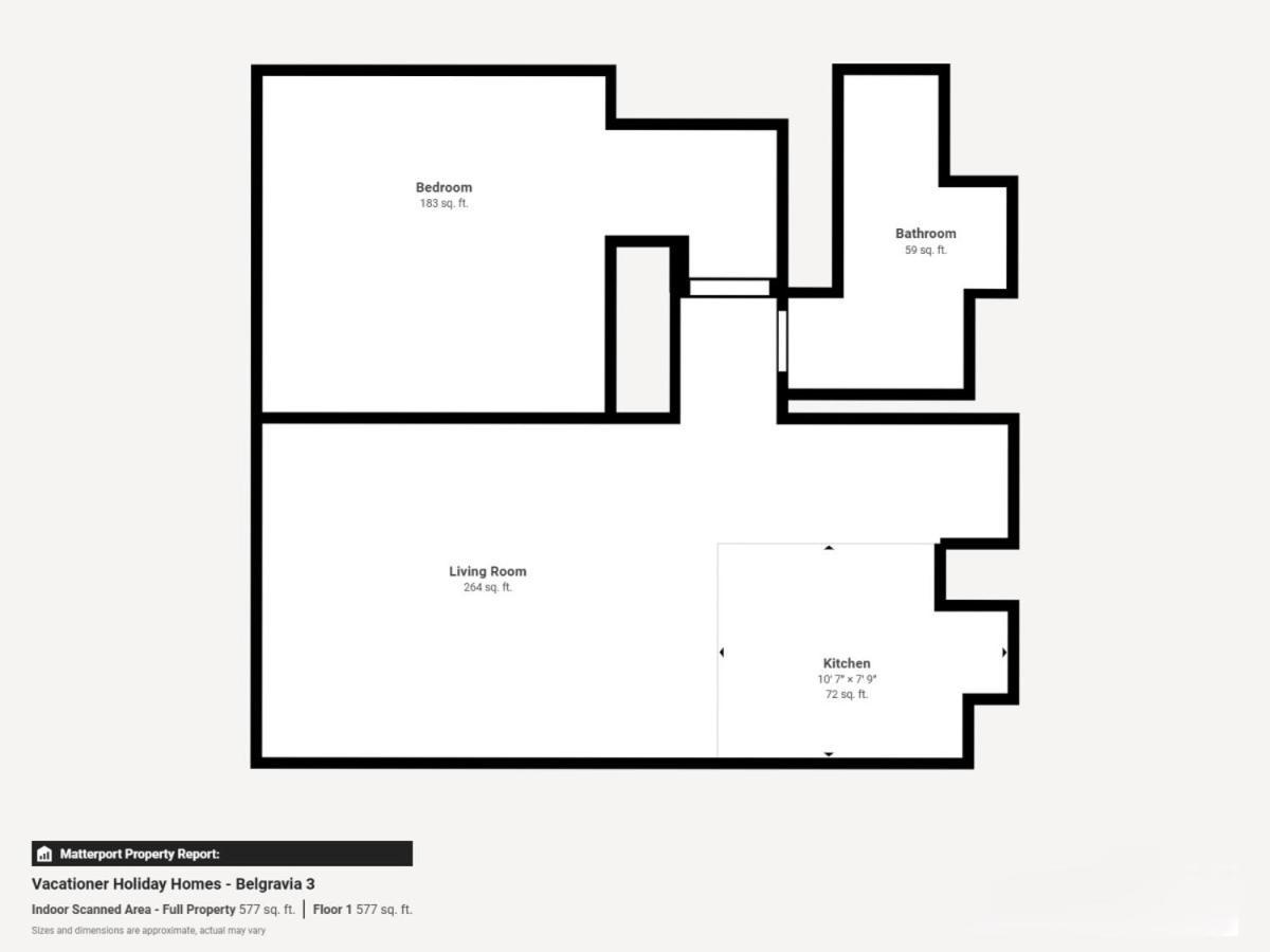 Apartment Belgravia 3 - Bright One Bed With Garden View *