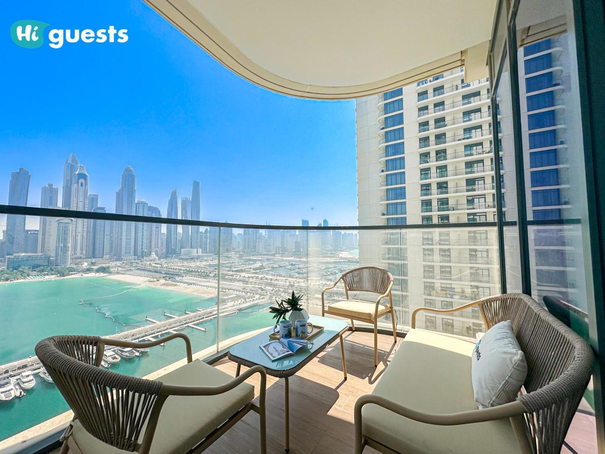 Apartment Higuests - Marina Retreat, Luxurious 3br Steps From The Dubai