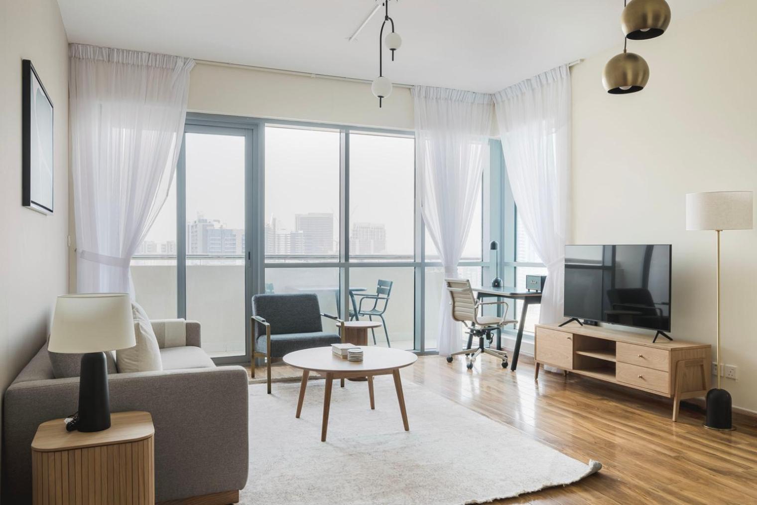 Blueground The Views Canal View Pool Gym Dxb-1549 Apartment Dubai