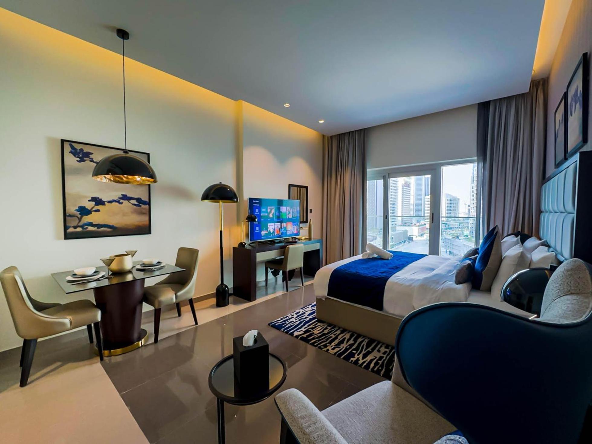 Apartment Naseem - Cozy With & Pool Views In Business Bay *