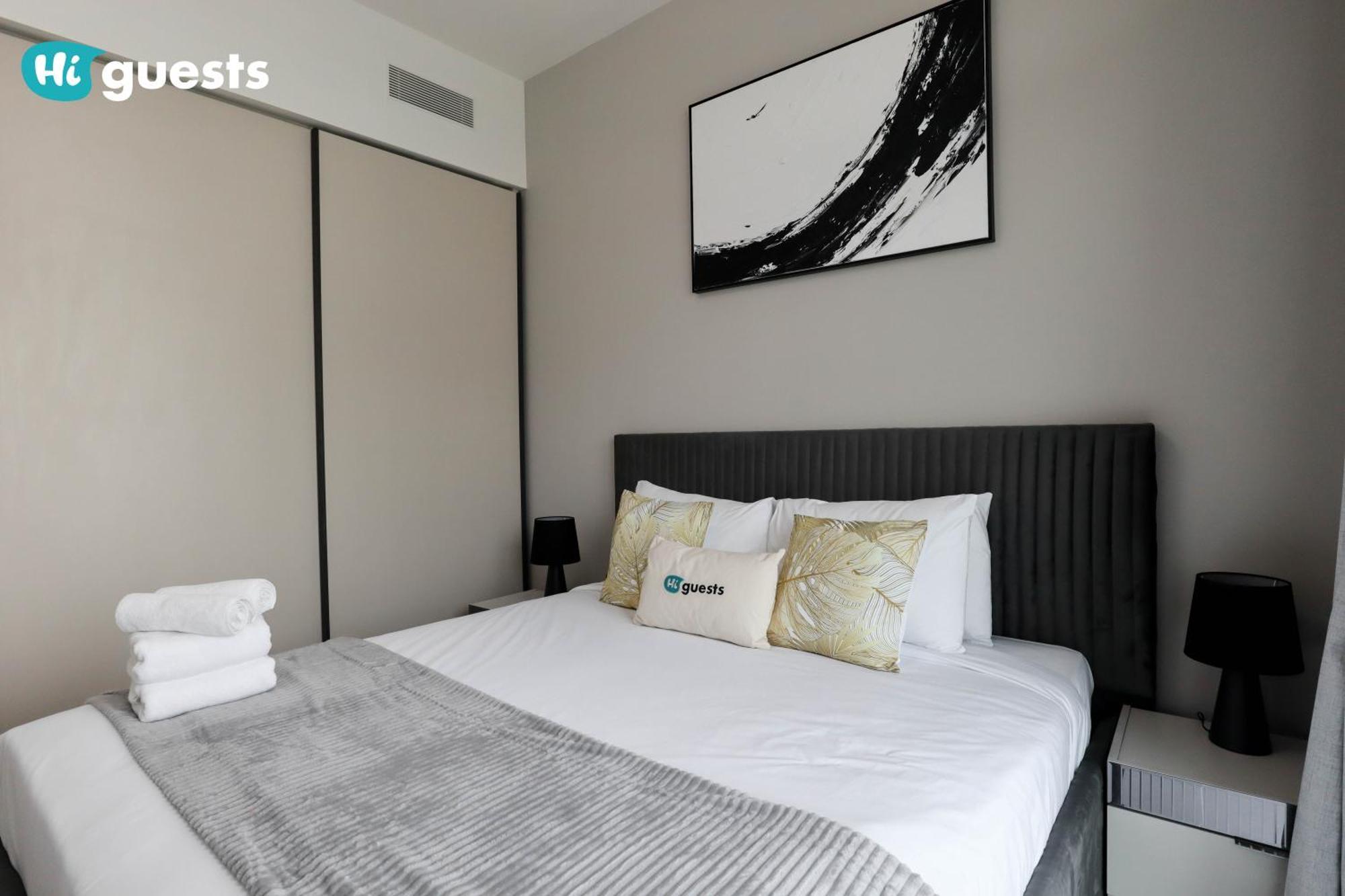 Apartment Higuests - Marina Retreat, Luxurious 3br Steps From The Dubai