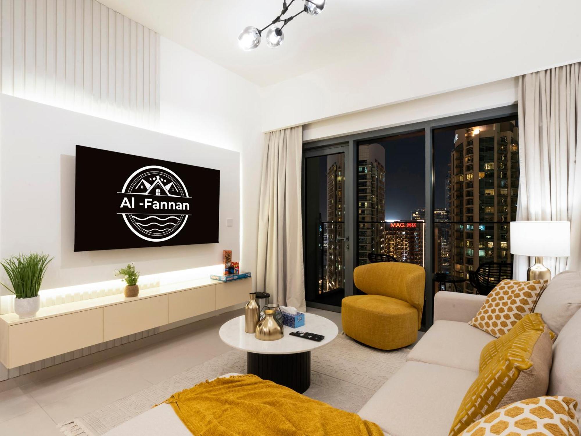 Al-fannan At Burj Royale - Best Downtown City View - Brand New Luxury 1 Bedroom *