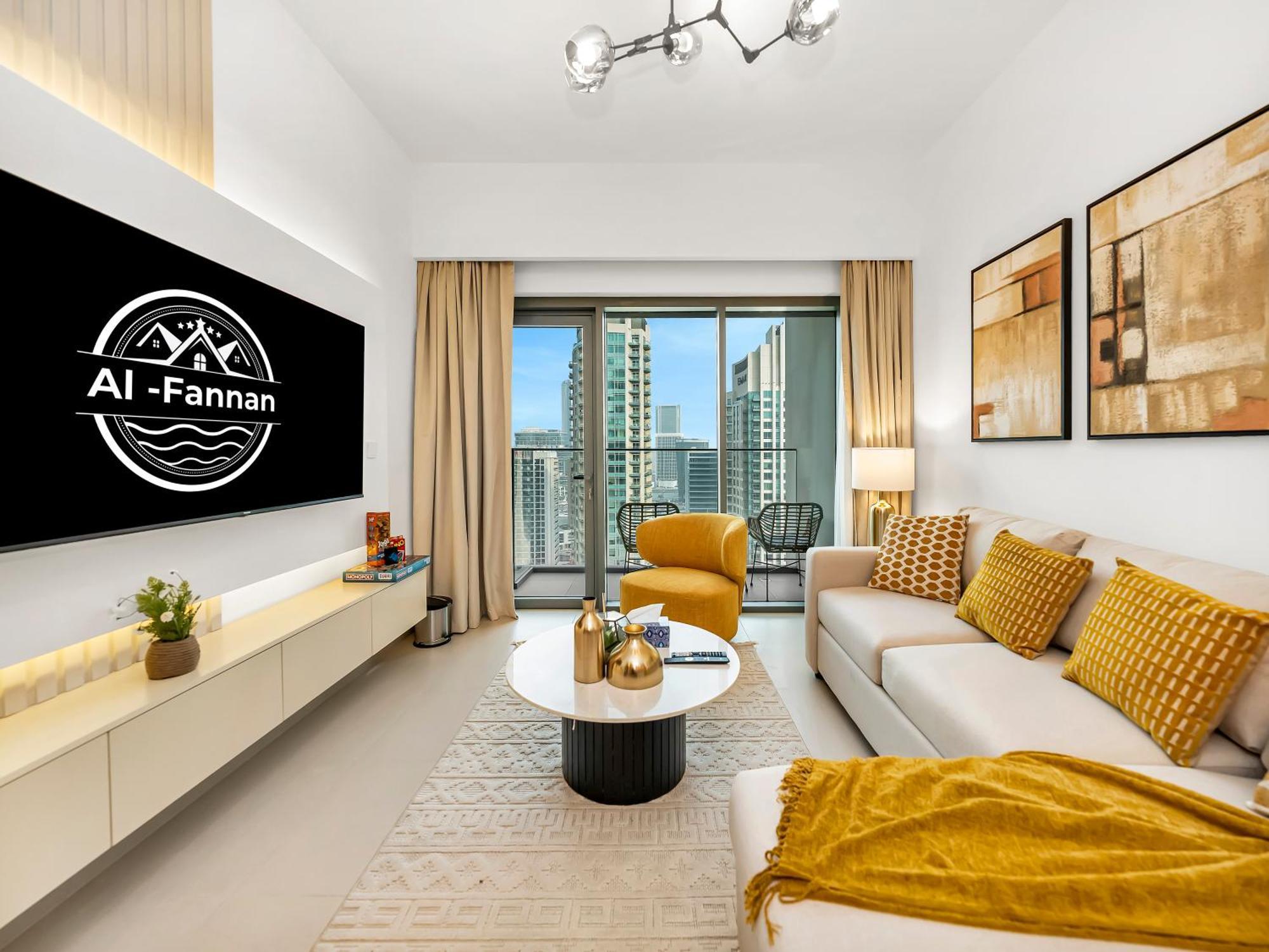 Al-fannan At Burj Royale - Best Downtown City View - Brand New Luxury 1 Bedroom Dubai