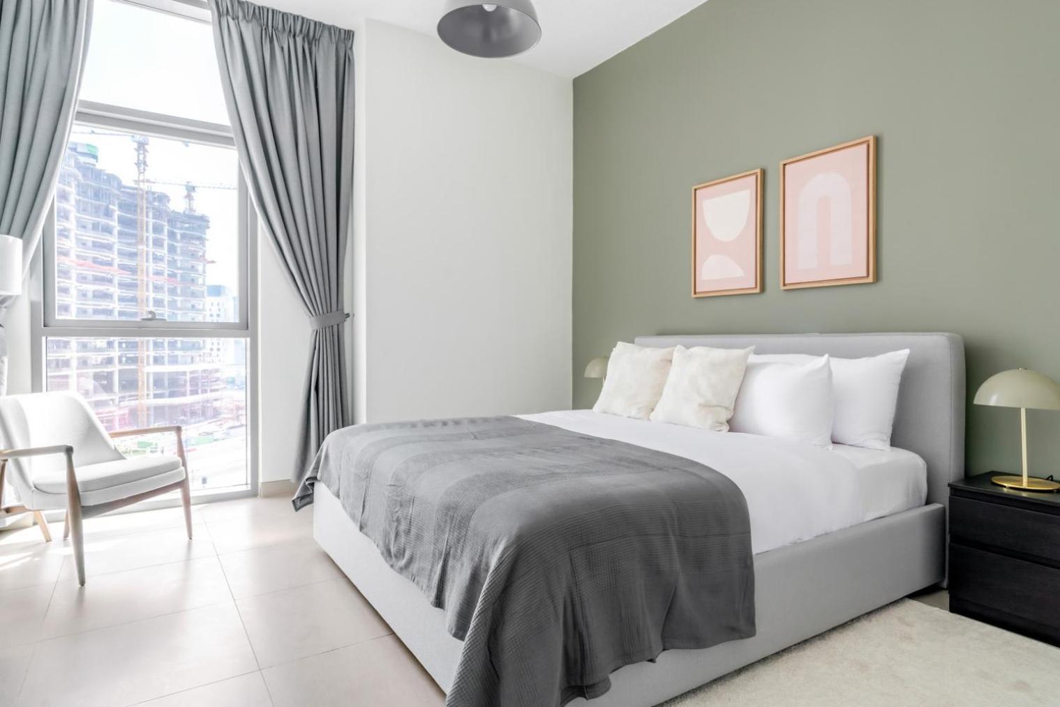 Blueground Wharf Tower 4 Elevator Pool Dxb-1028 Apartment Dubai