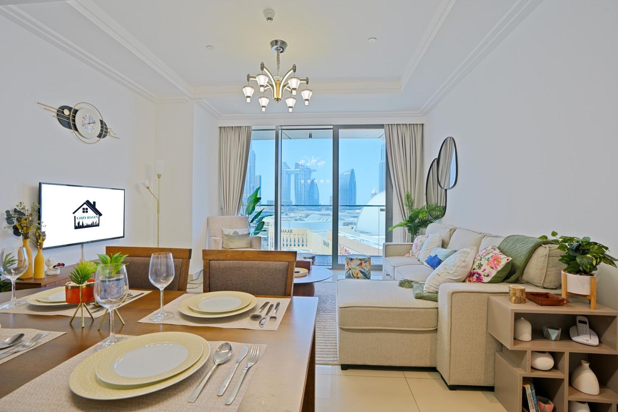 Ch Urban Haven - 1br At Boulevard Point With Burj & Fountain Views Apartment *