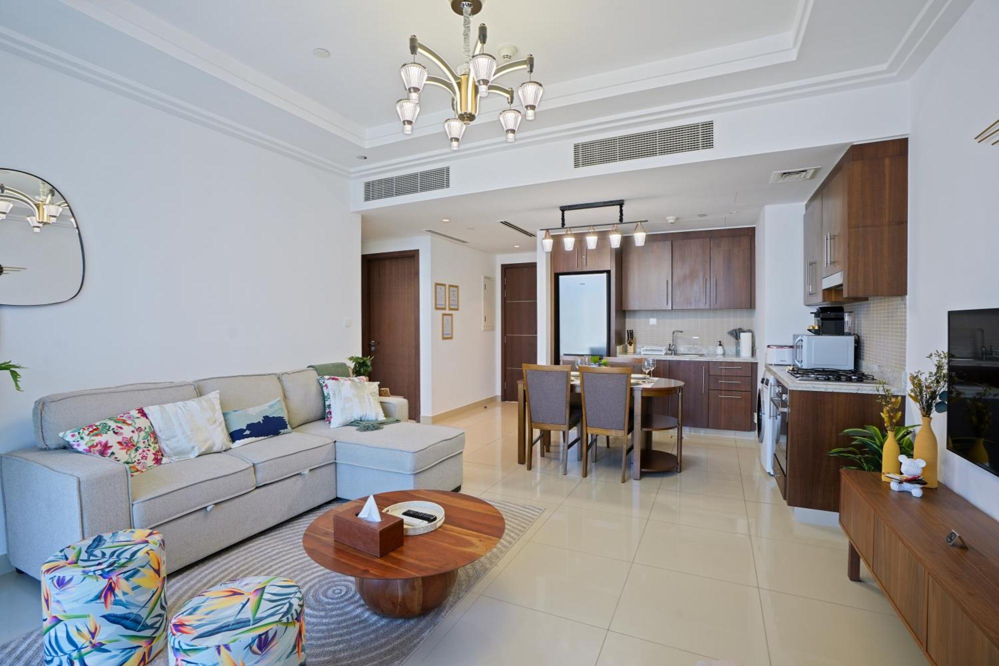 Ch Urban Haven - 1br At Boulevard Point With Burj & Fountain Views