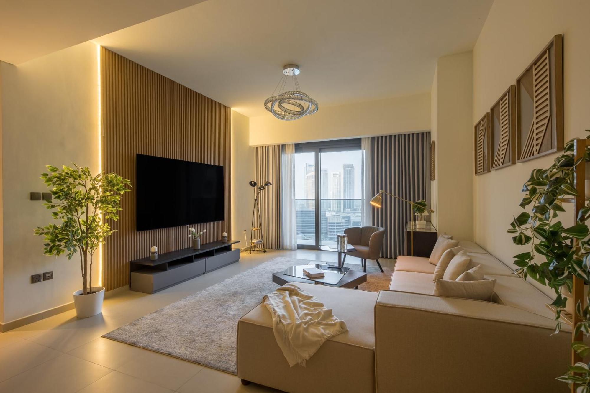 Apartment Spacious 3br Maids Burj Khalifa View Dubai
