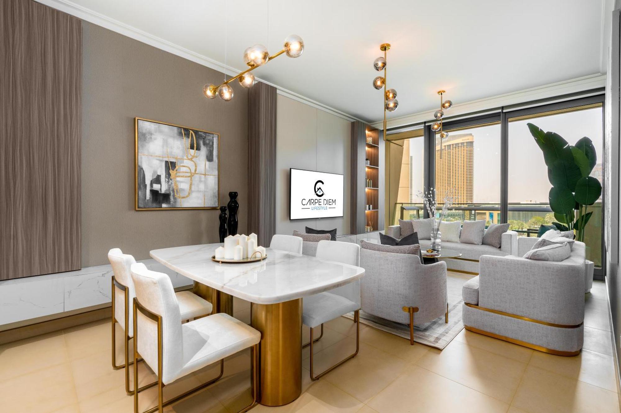 Burj Vista Ii - Luxury Two Bedroom With Full Burj View Dubai