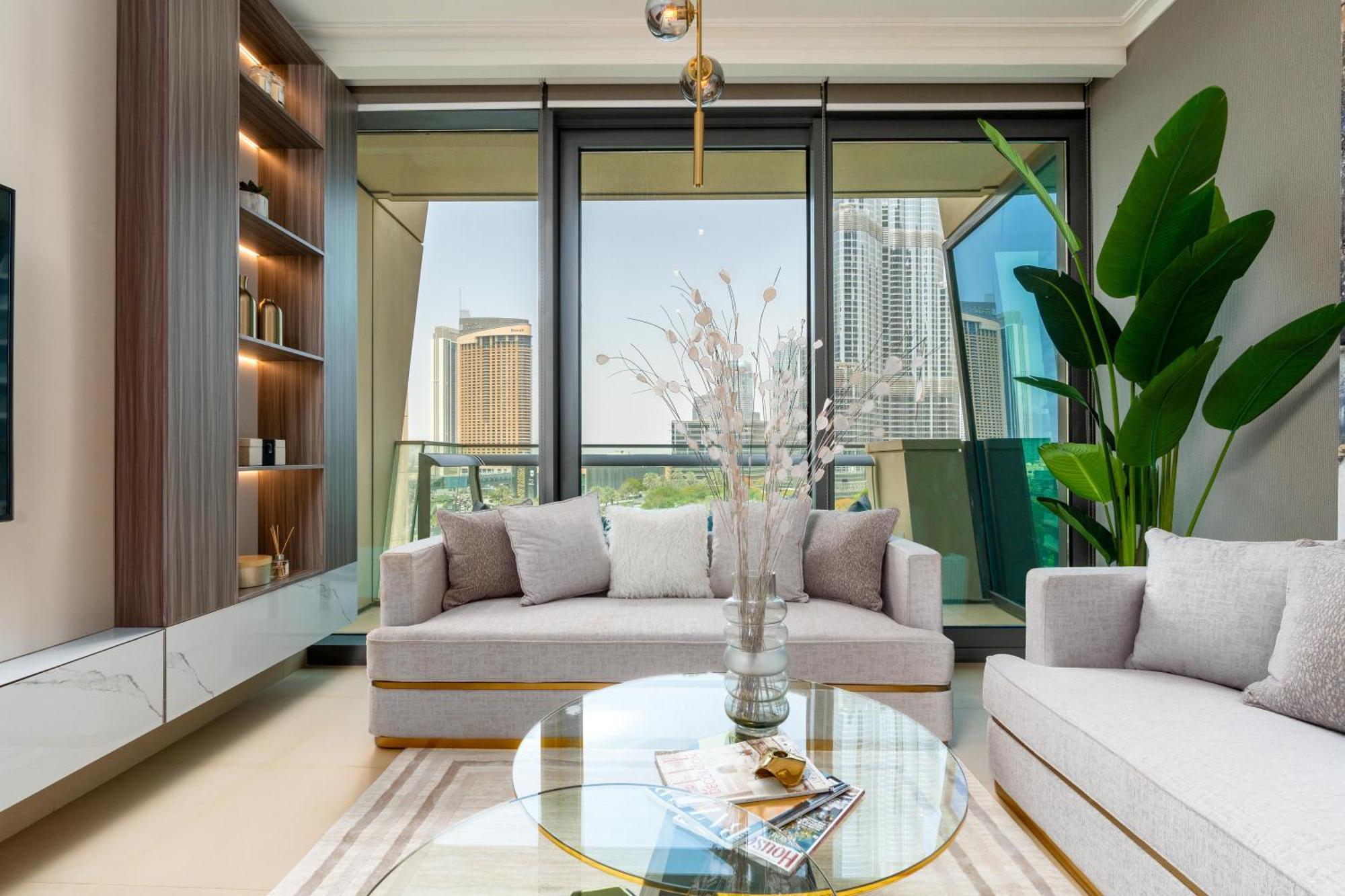 Burj Vista Ii - Luxury Two Bedroom With Full Burj View Dubai