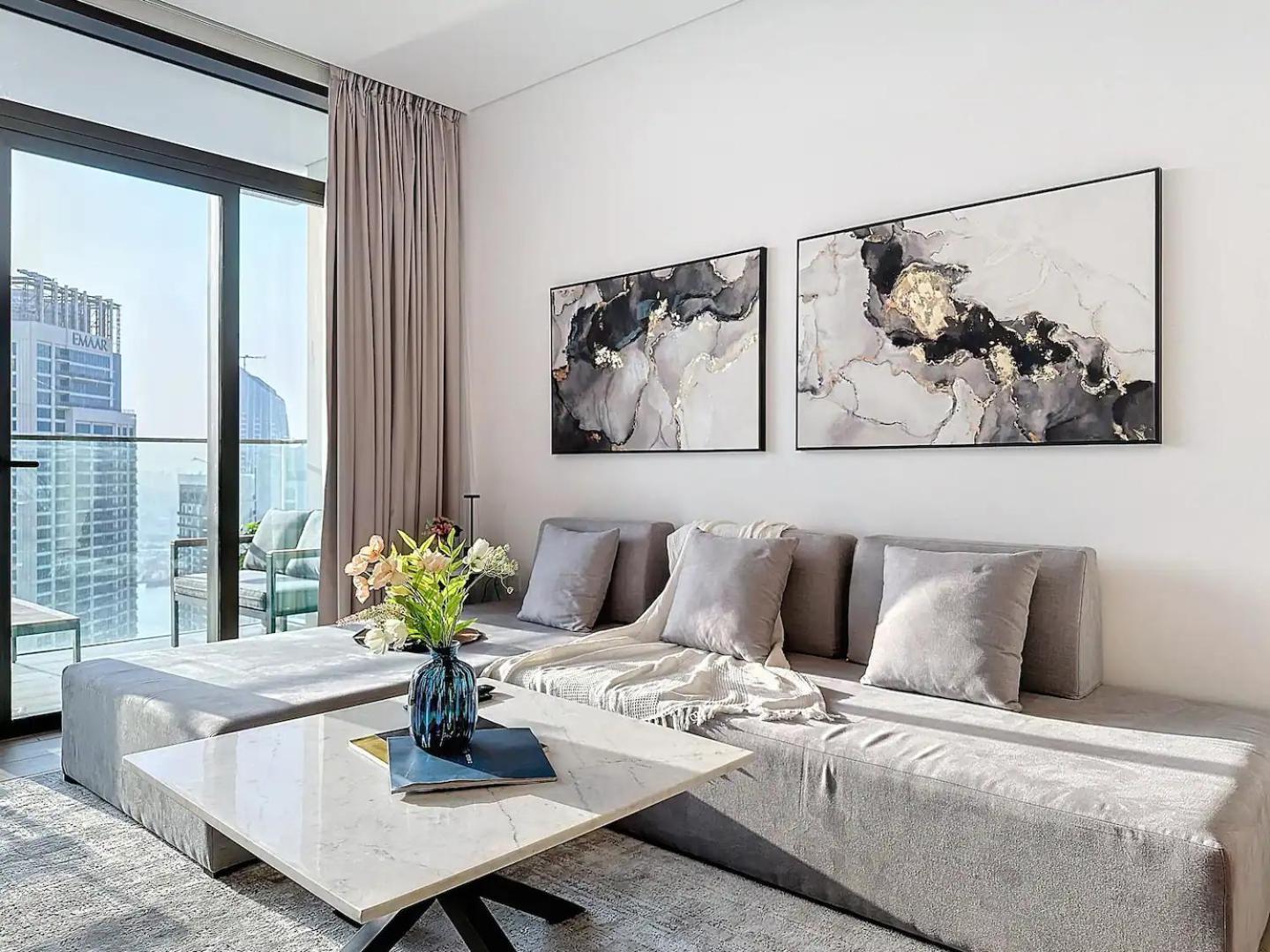Lux 1br With Amazing View In Palace Residences Creek Harbor Apartment