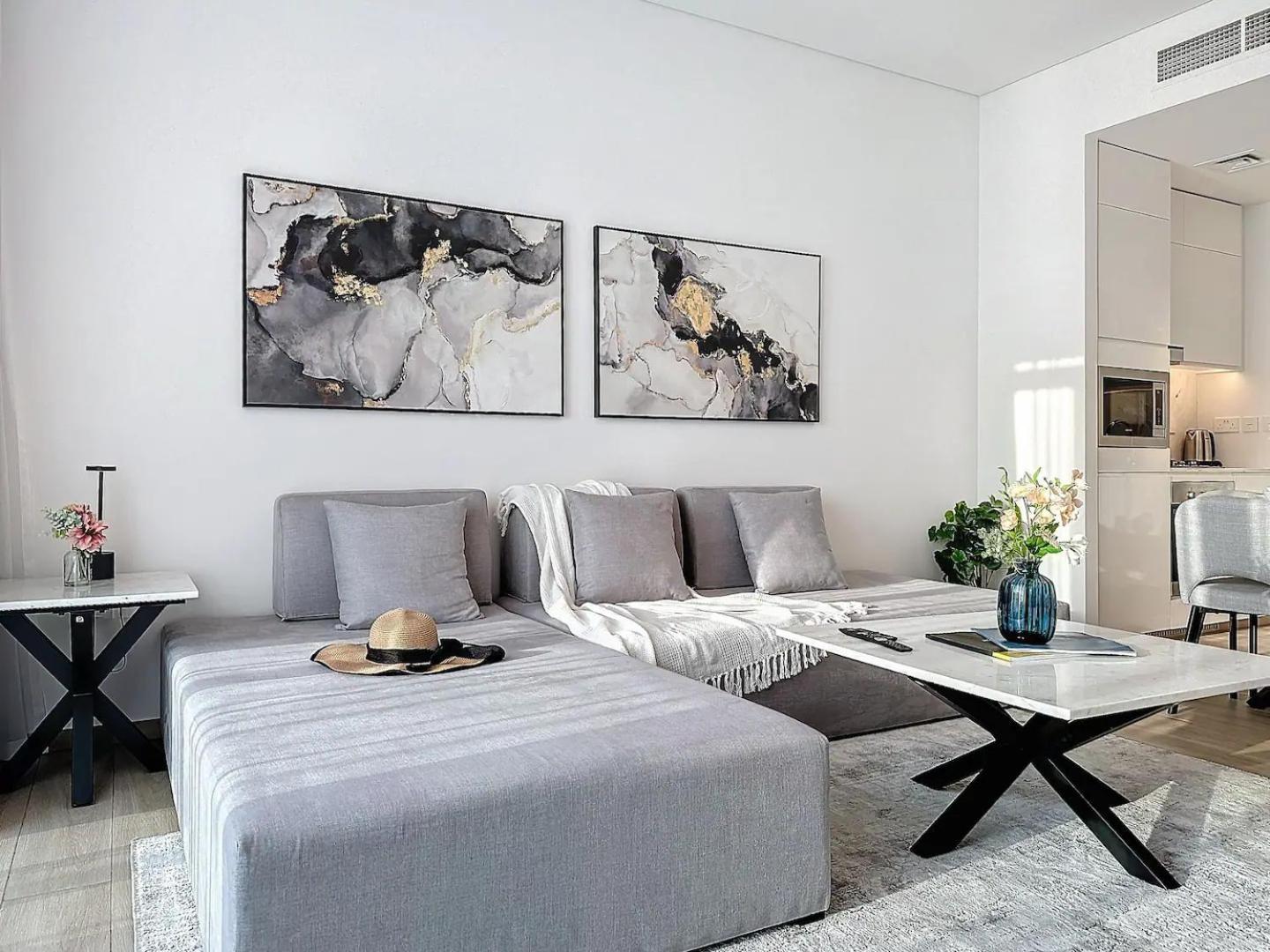 Lux 1br With Amazing View In Palace Residences Creek Harbor Apartment *