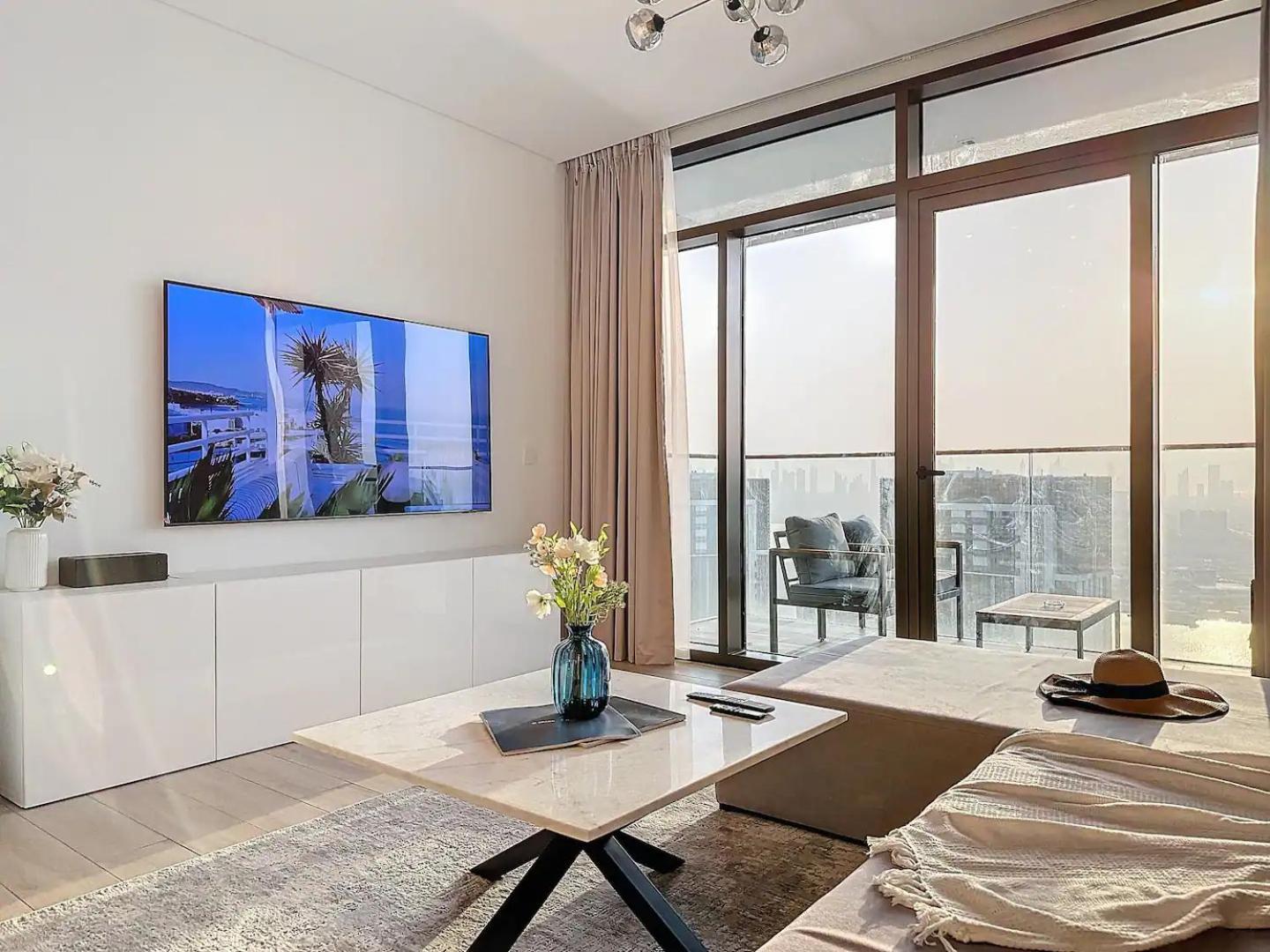Lux 1br With Amazing View In Palace Residences Creek Harbor Dubai