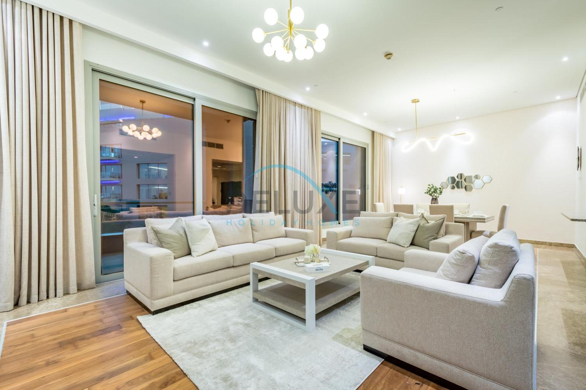 Waterfront 2br With Assistant In Dream Palm Residence, Palm Jumeirah By Deluxe Homes Apartment Dubai