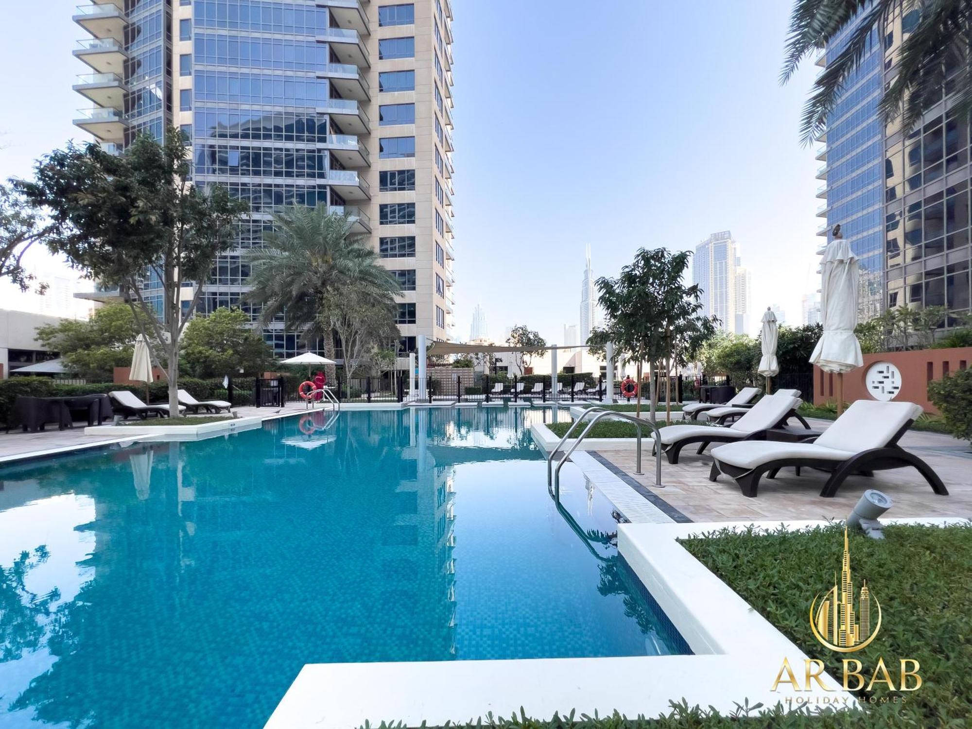 Arbab Homes Super Deluxe 2br Full Burj Khalifa View- South Ridge Apartment