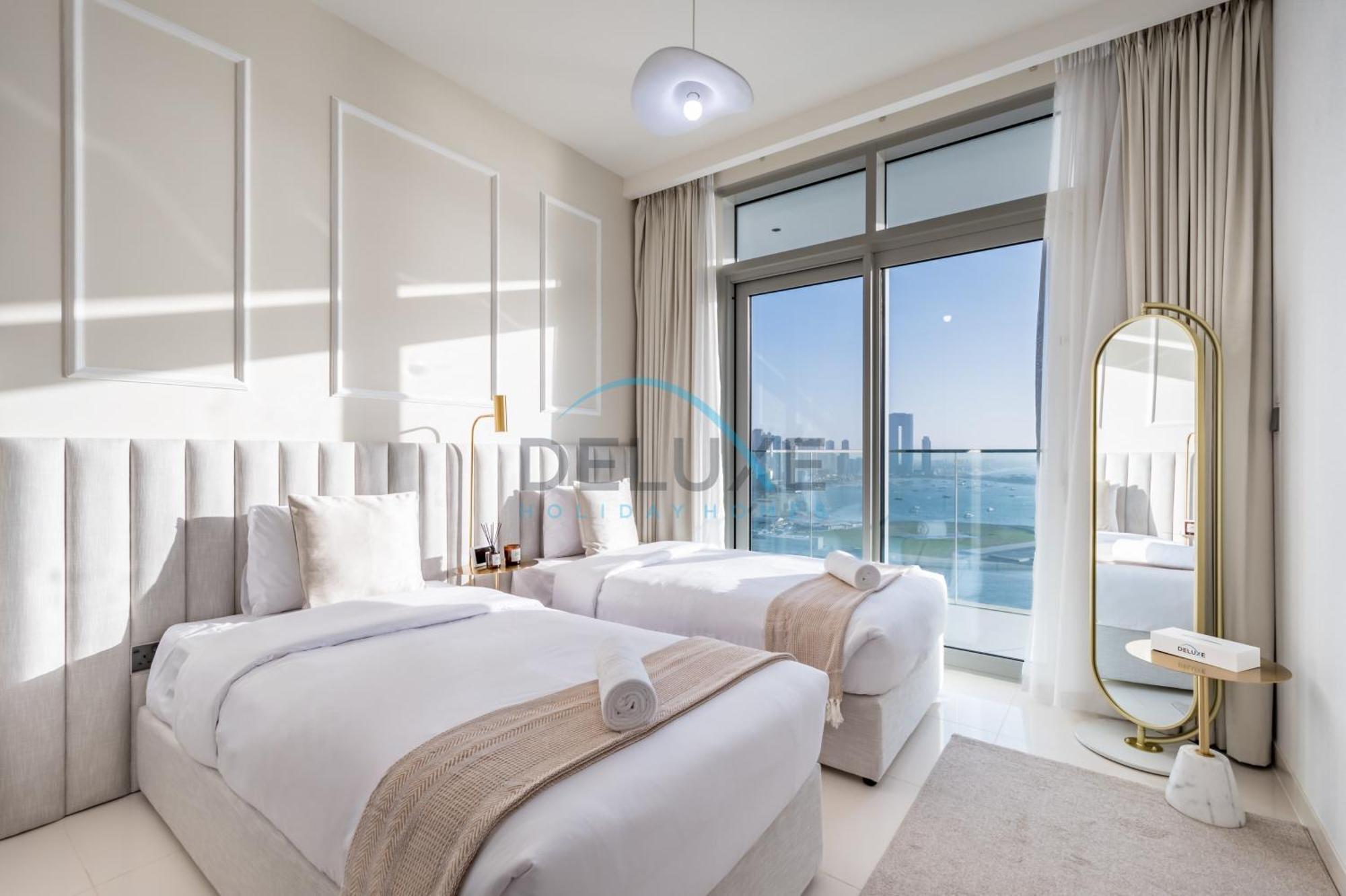 Classy 3br With Assistant At Sunrise Bay Tower 1 Emaar Beachfront, Marina By Deluxe Homes * Dubai