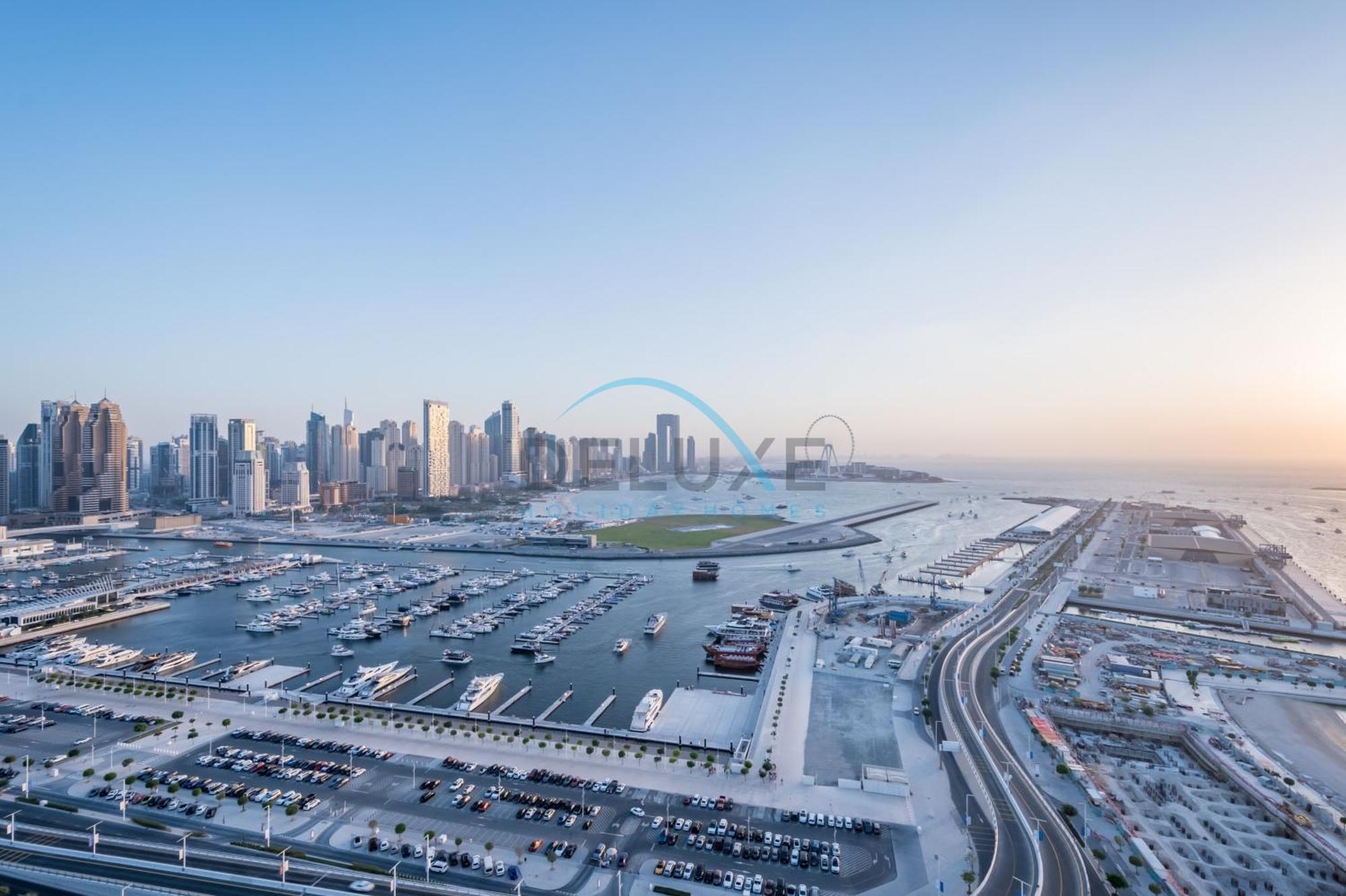 Classy 3br With Assistant At Sunrise Bay Tower 1 Emaar Beachfront, Marina By Deluxe Homes Apartment Dubai