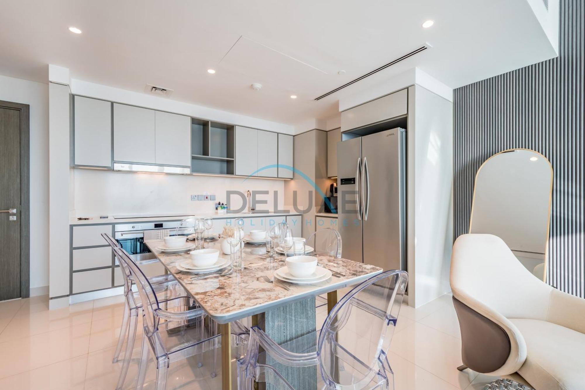Classy 3br With Assistant At Sunrise Bay Tower 1 Emaar Beachfront, Marina By Deluxe Homes *