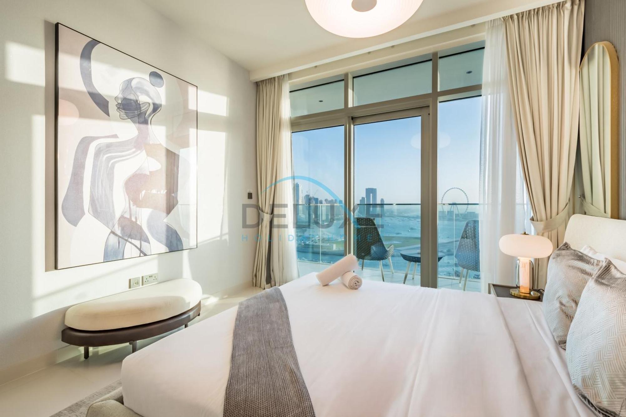 Classy 3br With Assistant At Sunrise Bay Tower 1 Emaar Beachfront, Marina By Deluxe Homes Apartment