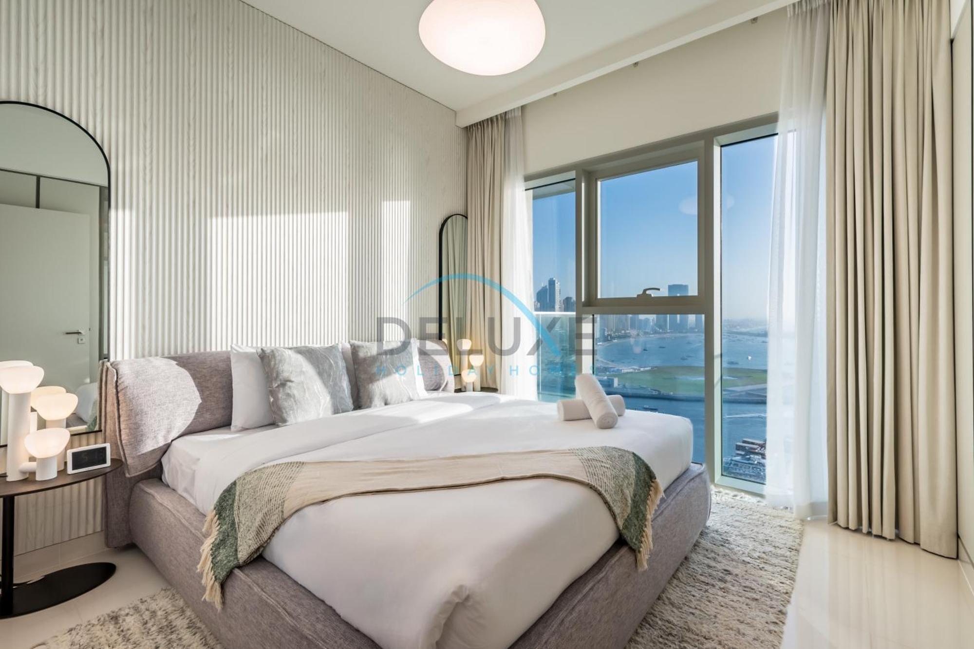 Classy 3br With Assistant At Sunrise Bay Tower 1 Emaar Beachfront, Marina By Deluxe Homes Apartment *