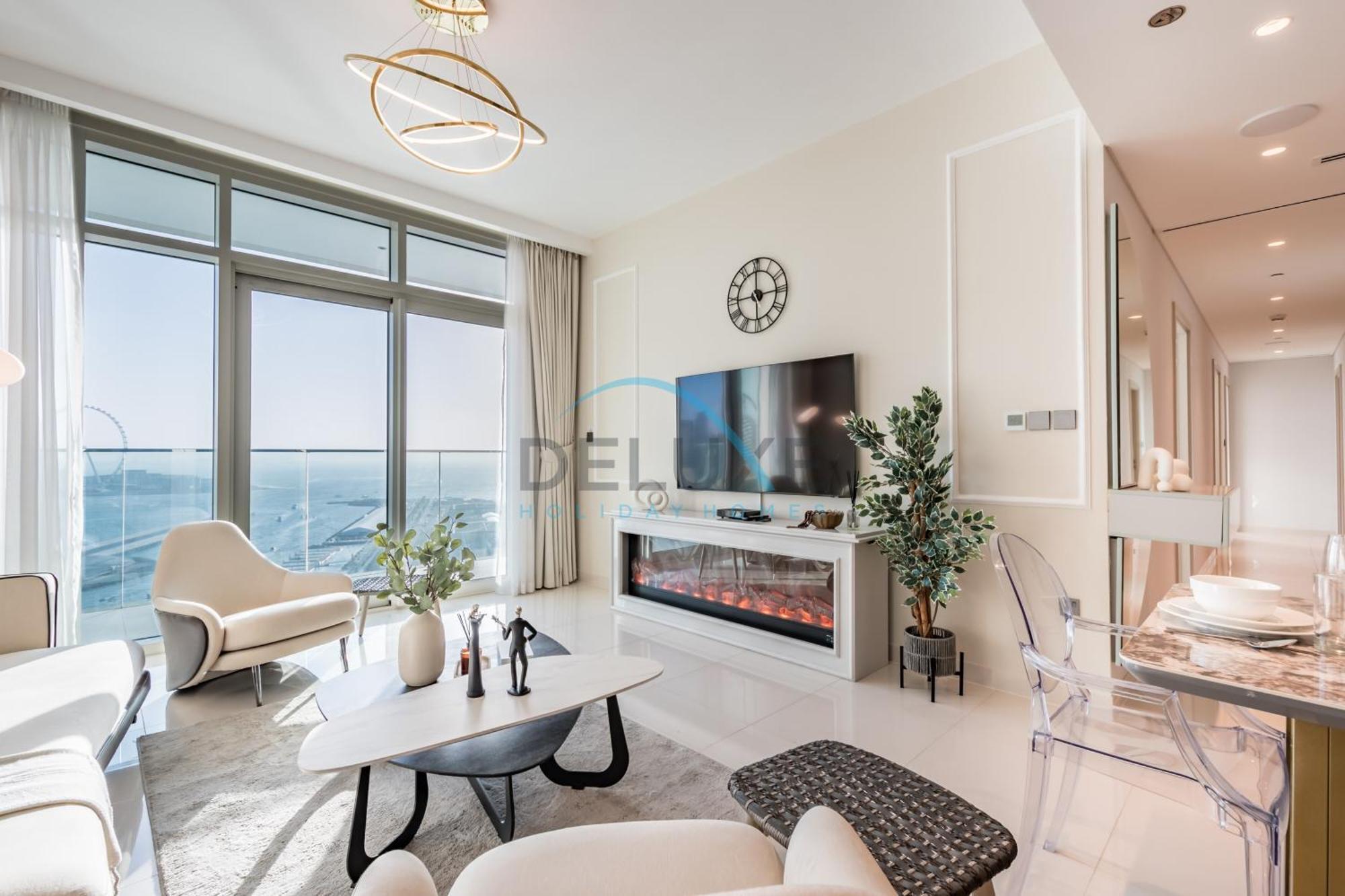 Classy 3br With Assistant At Sunrise Bay Tower 1 Emaar Beachfront, Marina By Deluxe Homes *