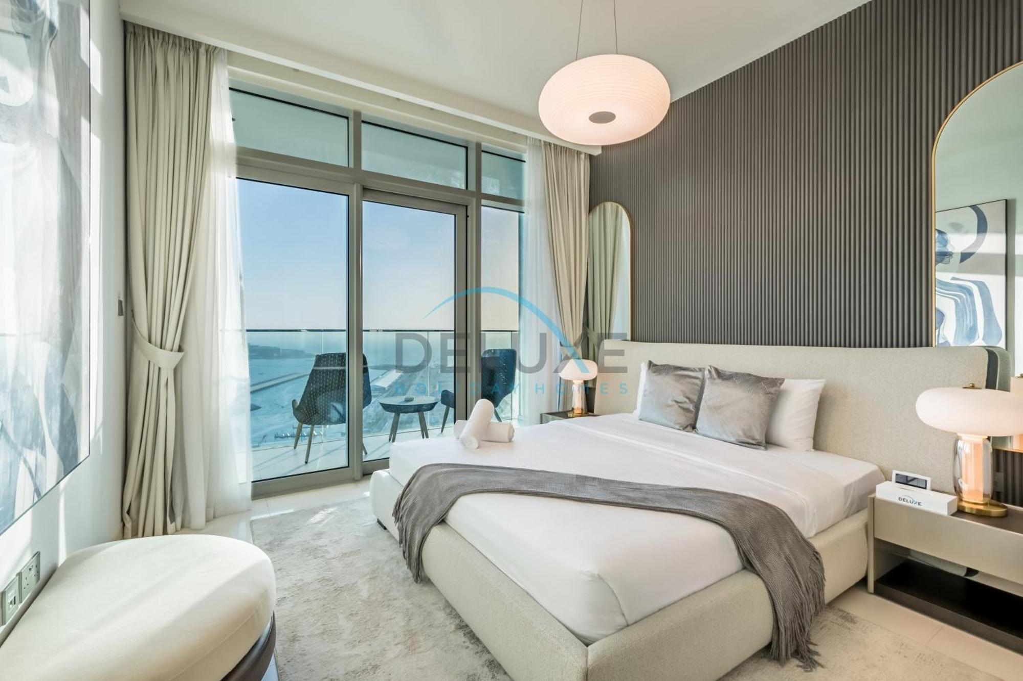 Classy 3br With Assistant At Sunrise Bay Tower 1 Emaar Beachfront, Marina By Deluxe Homes Apartment *