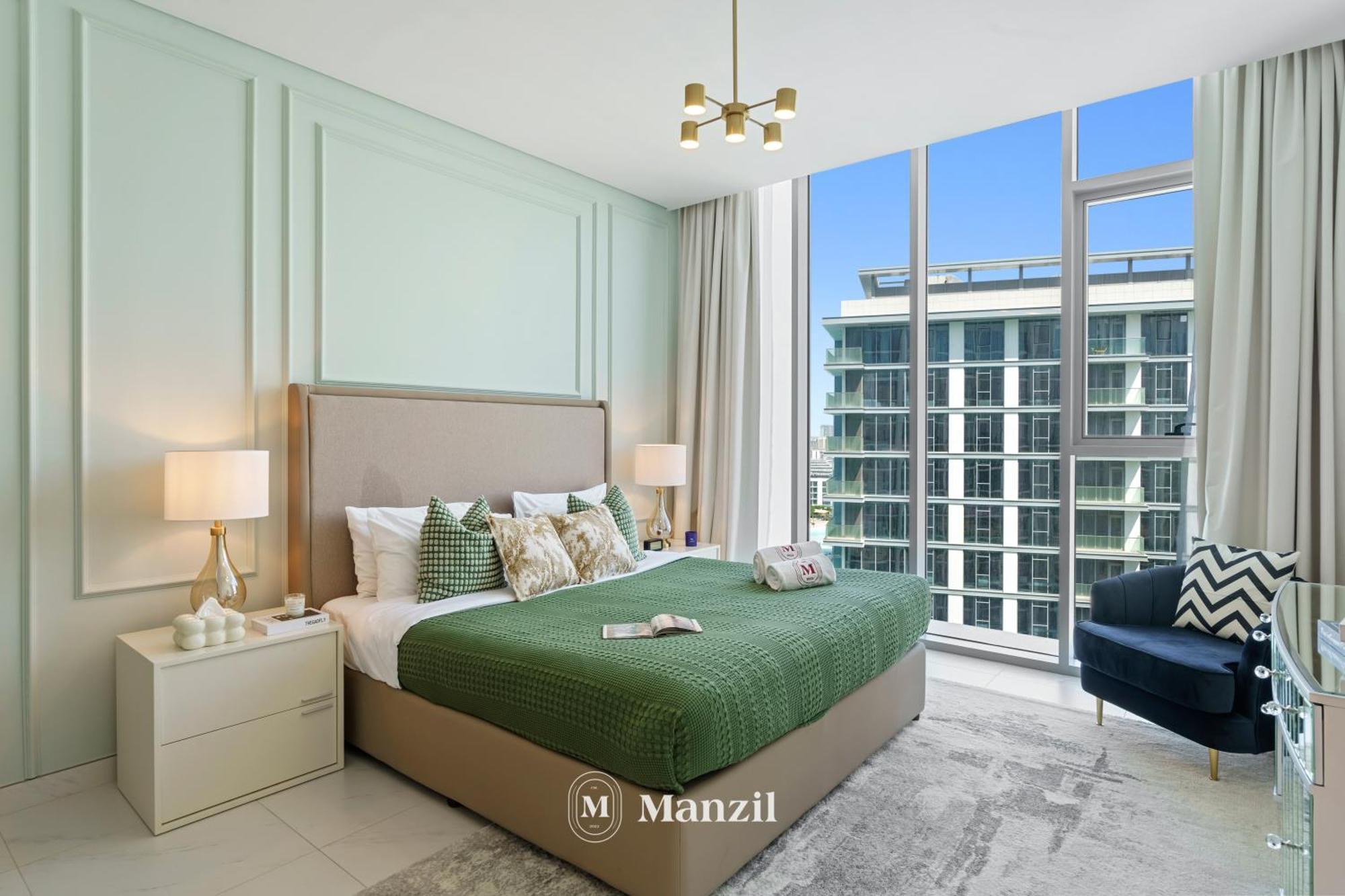 Manzil - 2br In District One With Lagoon & Burj Views Dubai