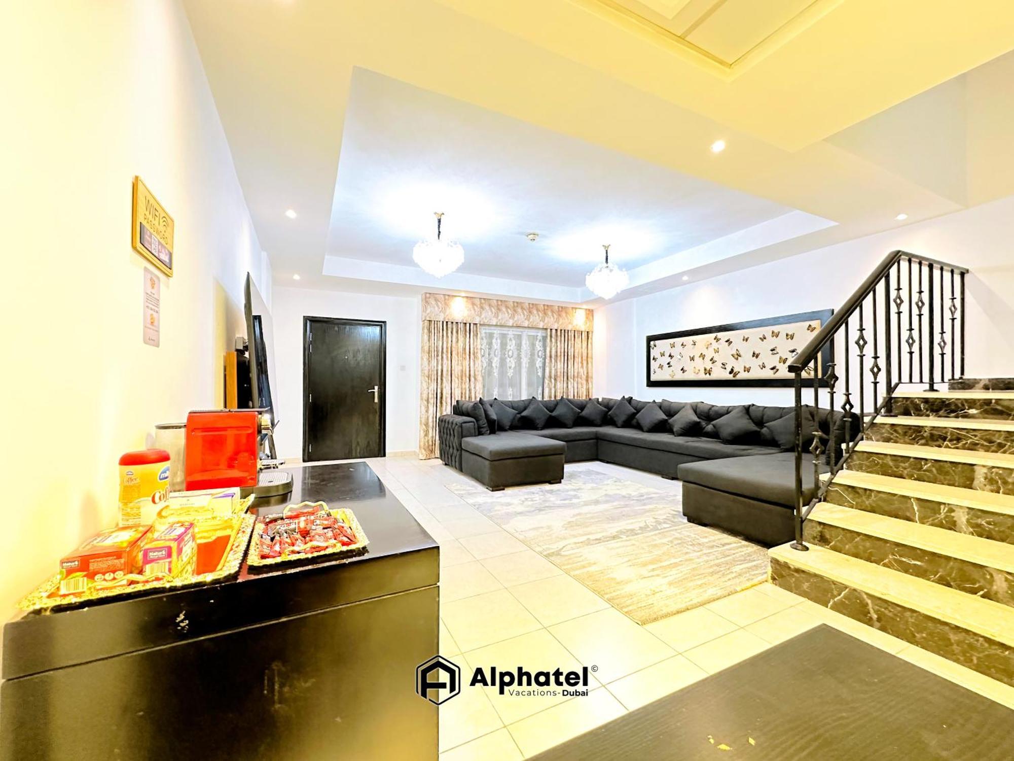 Elegant 3-bedroom In Jvc - - Ideal For Modern Lifestyles - By Alphatel Vacations Dubai