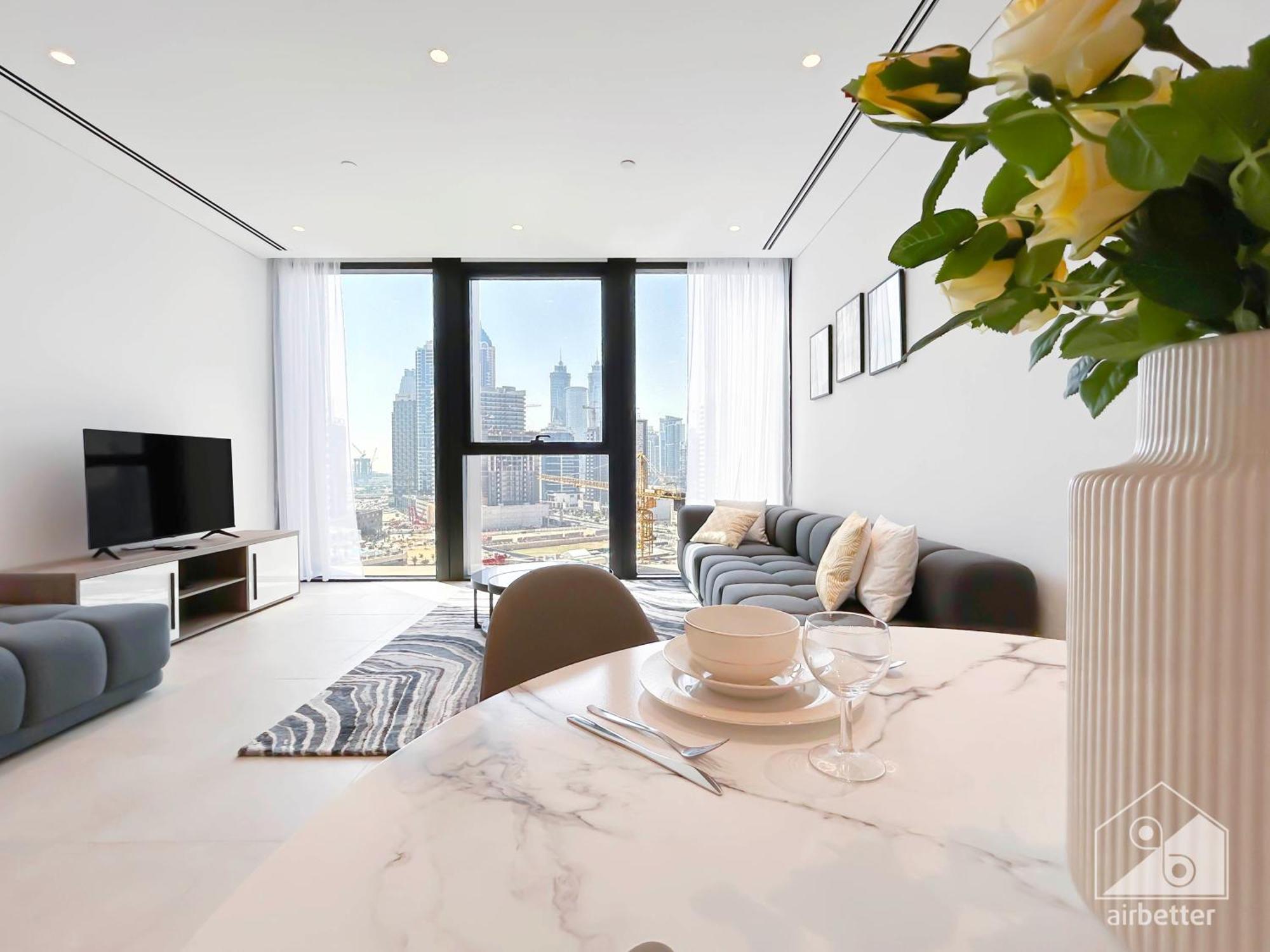 Stylish 1bedroom Getaway In Business Bay Dubai