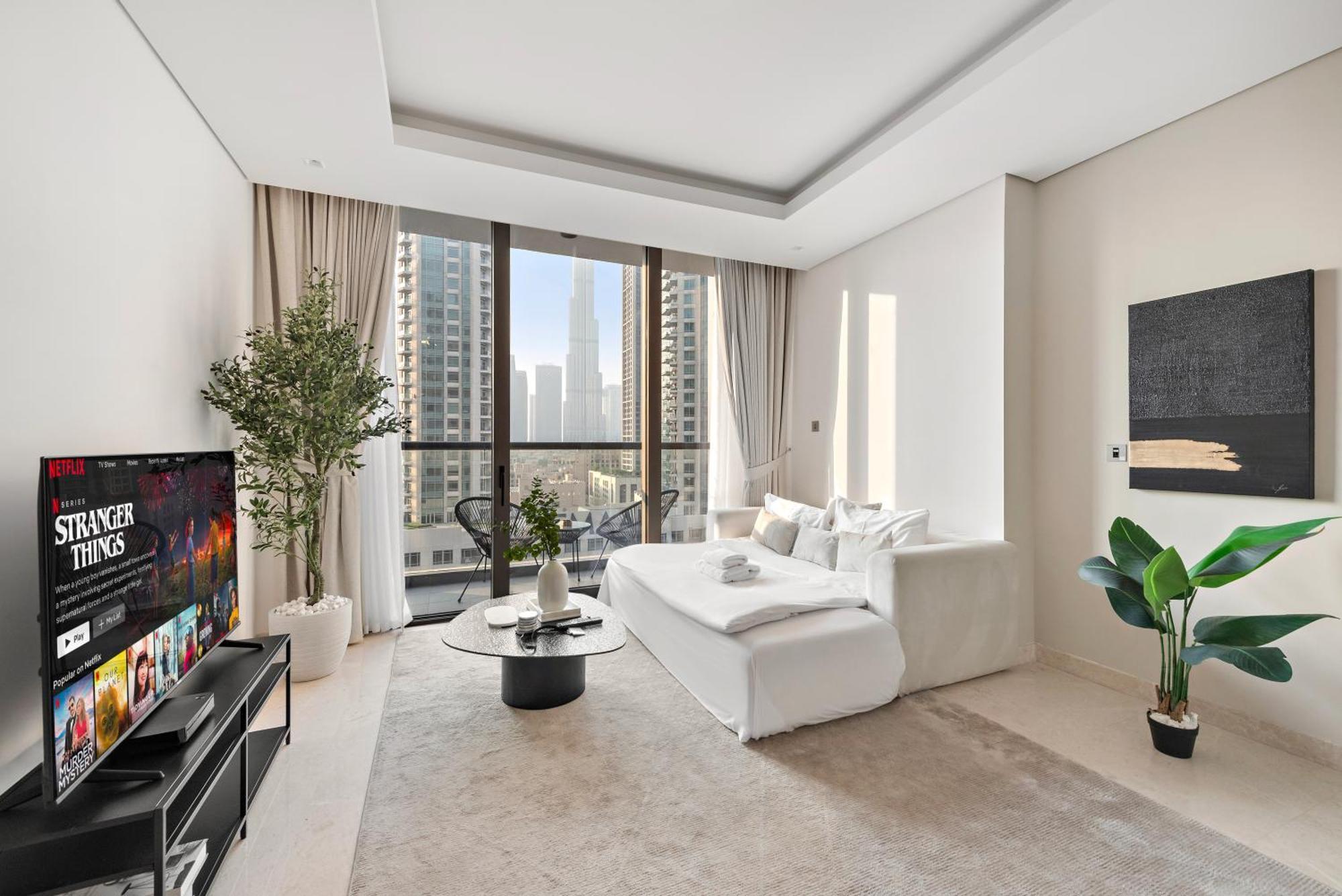 Elegant 1br With Walk-in Closet & Burj Views Apartment