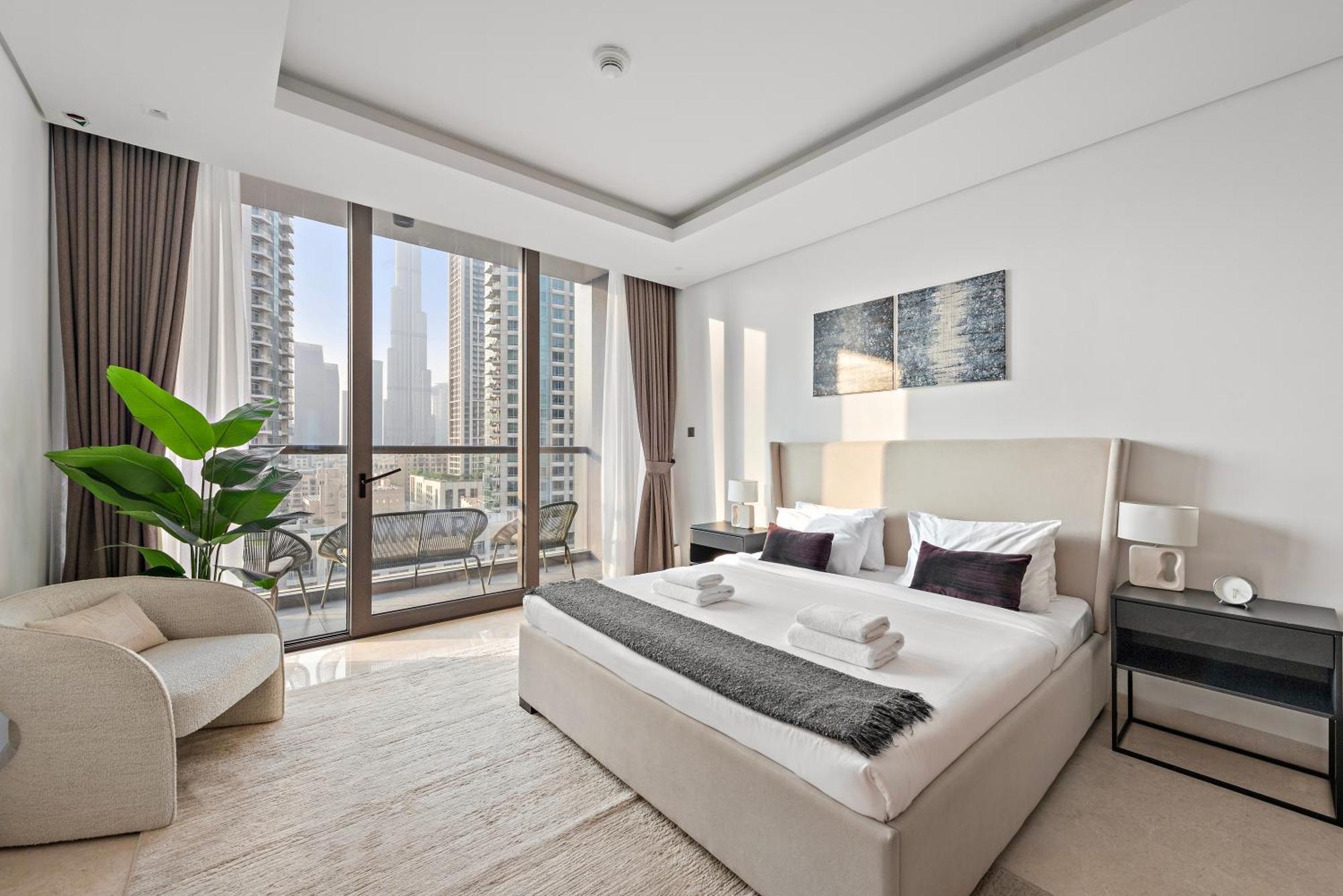 Elegant 1br With Walk-in Closet & Burj Views Apartment *