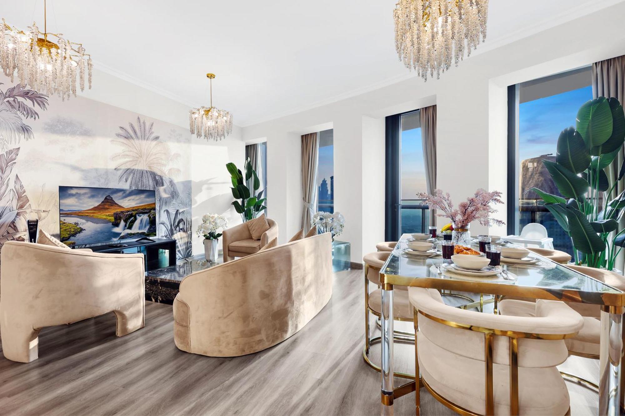 First Class 2br Amazing Skyline And Sea Views From Balcony Apartment