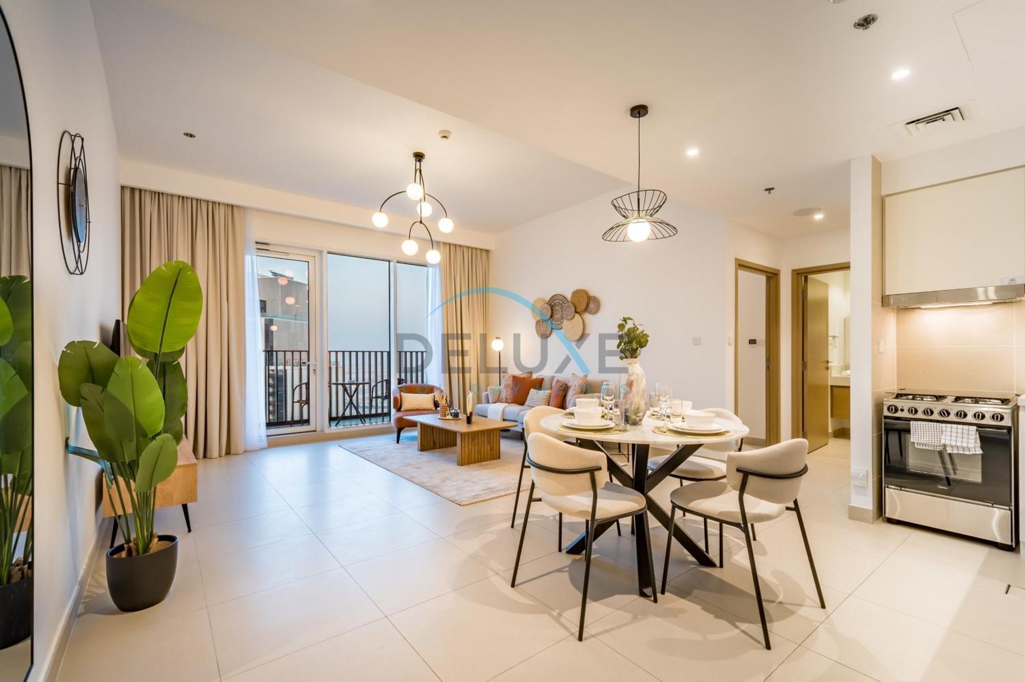 Apartment Classy 1br At Creek Horizon Tower 1, Creek Harbour By Deluxe Homes Dubai