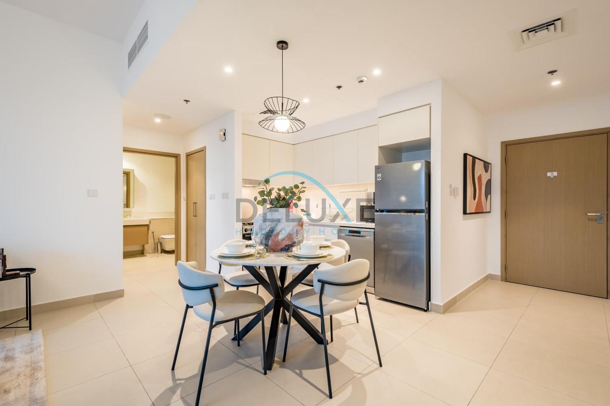 Classy 1br At Creek Horizon Tower 1, Creek Harbour By Deluxe Homes Dubai