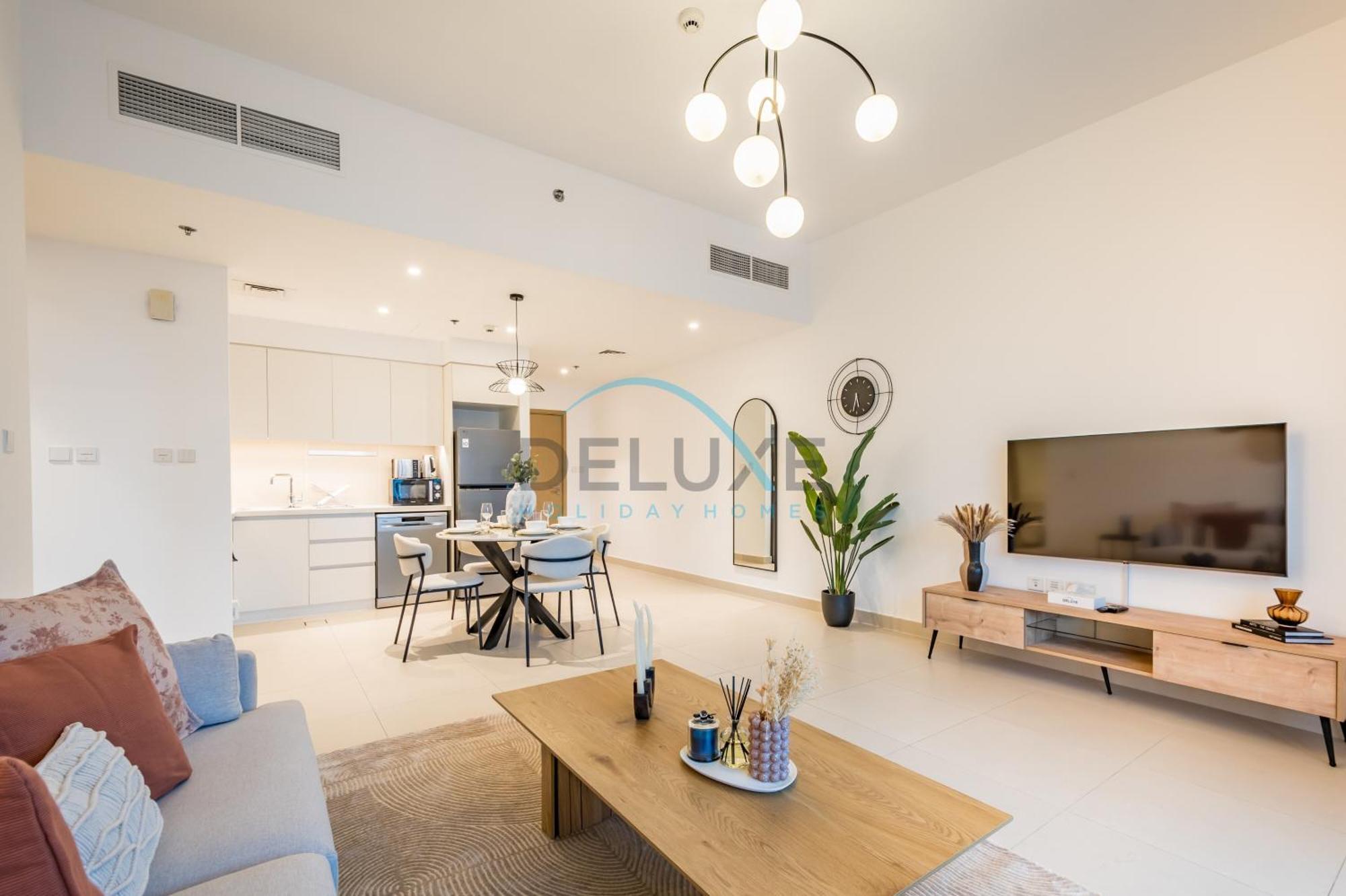 Classy 1br At Creek Horizon Tower 1, Creek Harbour By Deluxe Homes Dubai