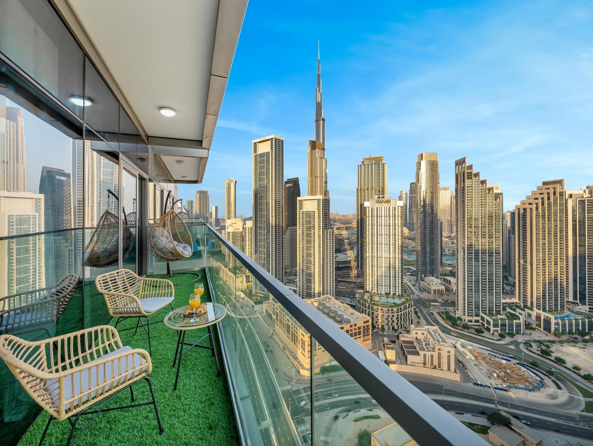 Wonderfulstay At Paramount - Highest Infinity Pool - Burj Khalifa View - Brand New Luxury * Dubai