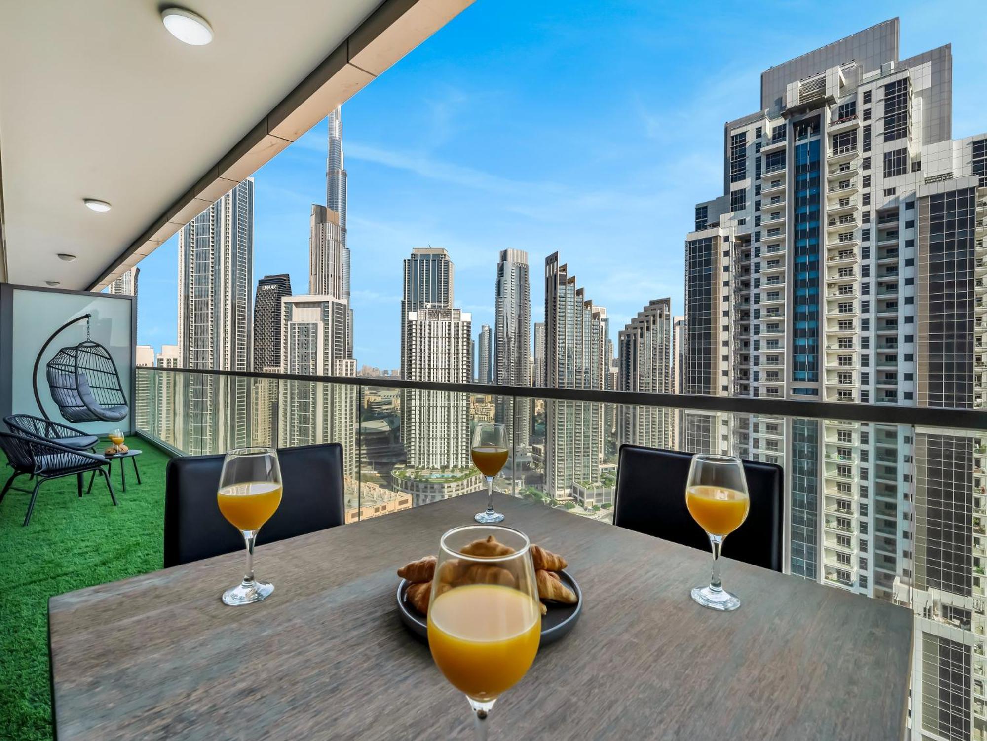 Wonderfulstay At Paramount - Highest Infinity Pool - Burj Khalifa View - Brand New Luxury Apartment