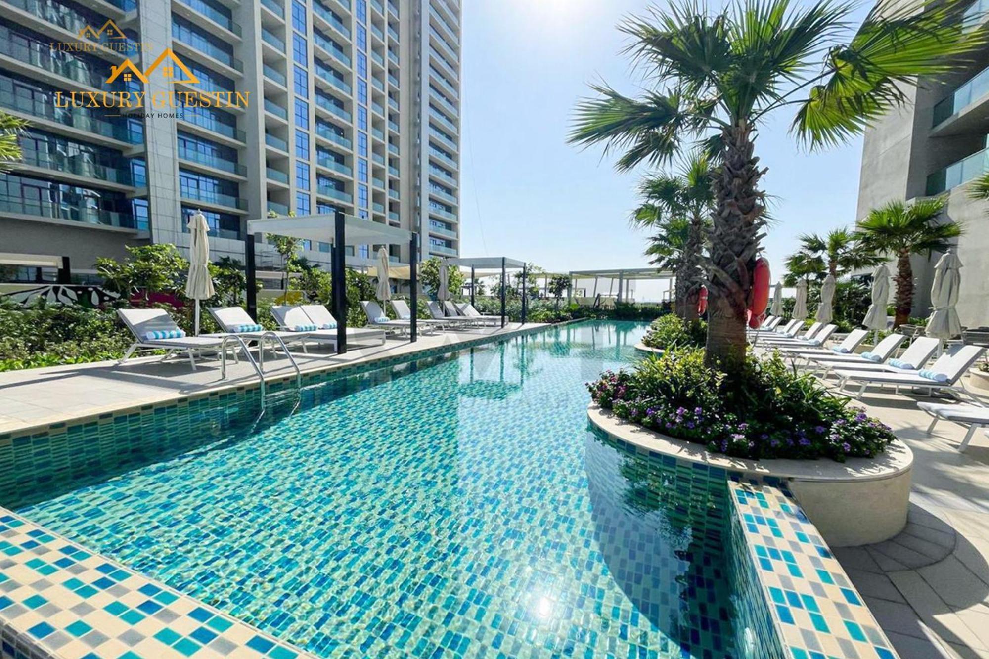 Apartment Elegant 2-br With Canal & Views Pool Amenities Dubai