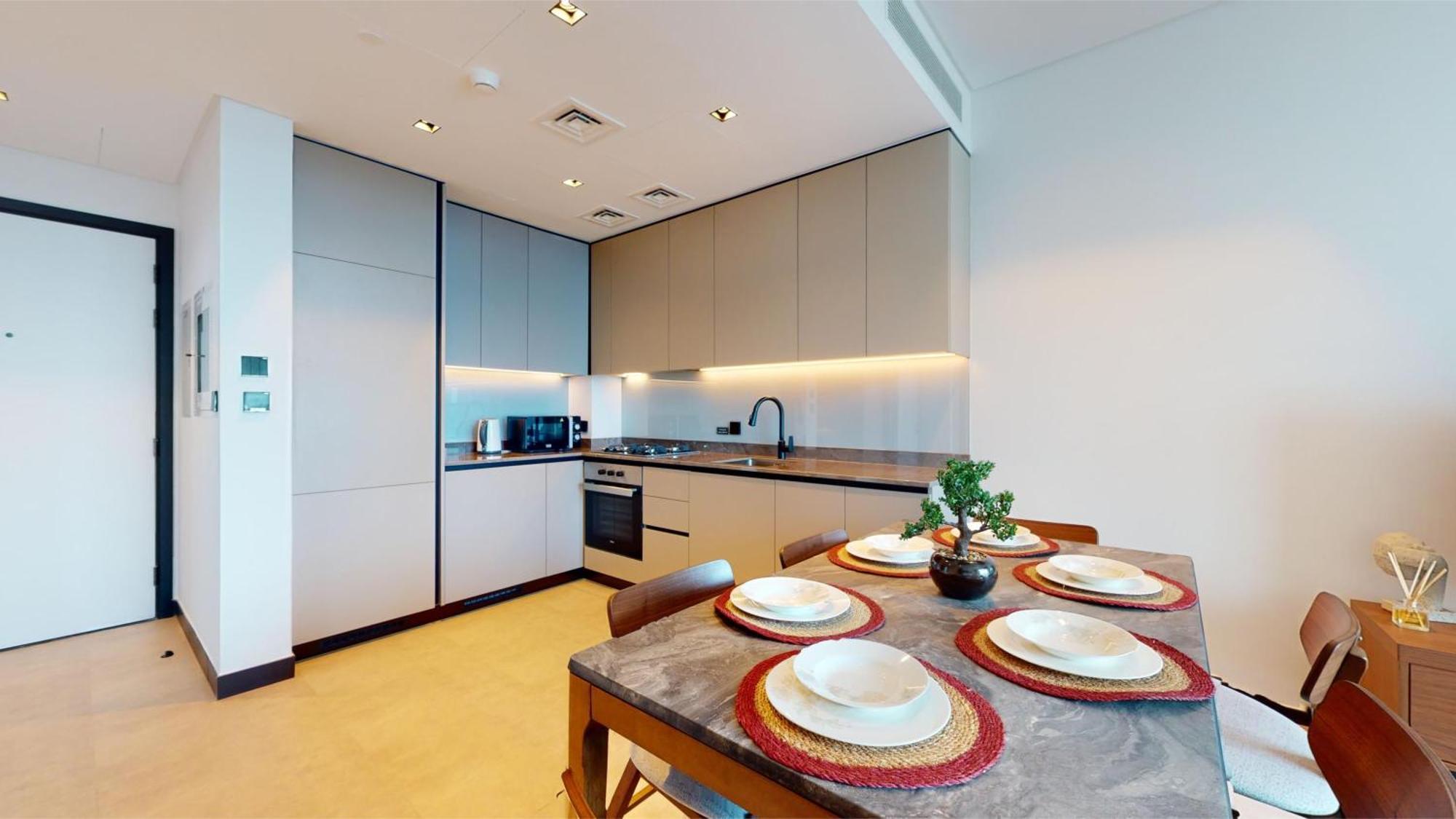 Burj Khalifa & Lagoon View , Private 1 Bedroom Apartment