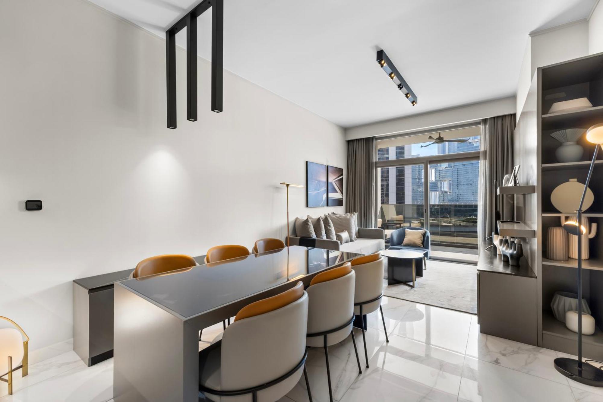 Lux 1 Bedroom Downtown - 5 Mins To Burj Khalifa * Dubai