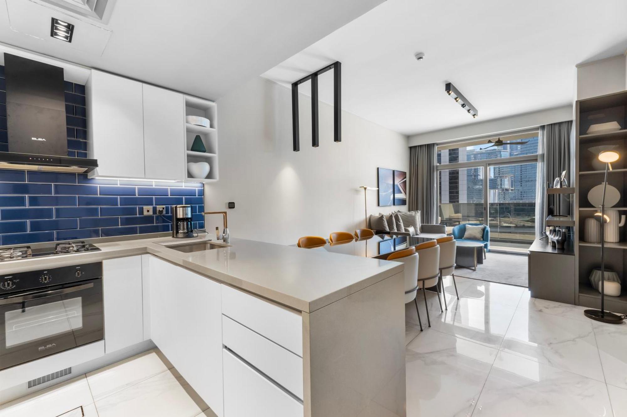 Lux 1 Bedroom Downtown - 5 Mins To Burj Khalifa Apartment