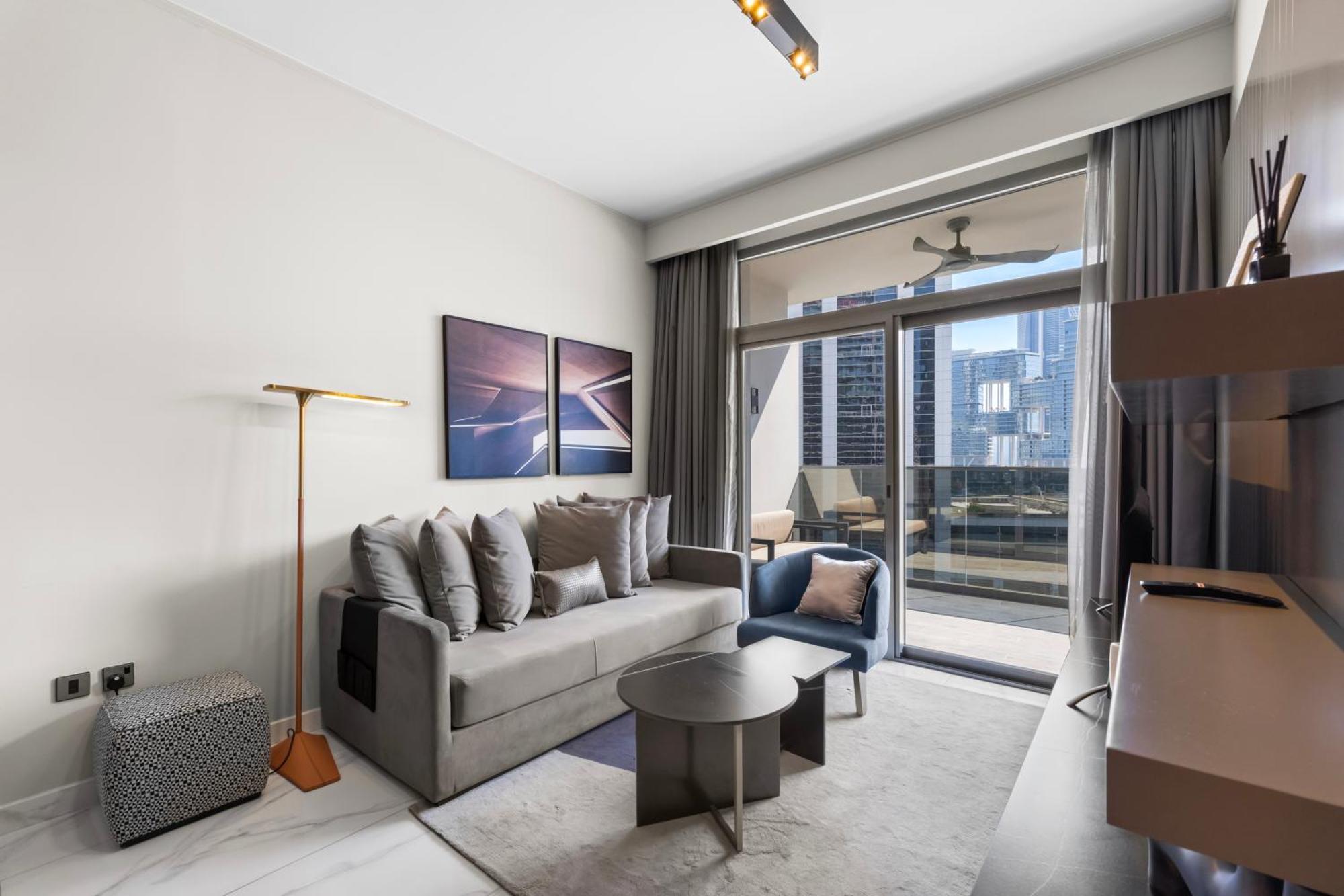 Apartment Lux 1 Bedroom Downtown - 5 Mins To Burj Khalifa *