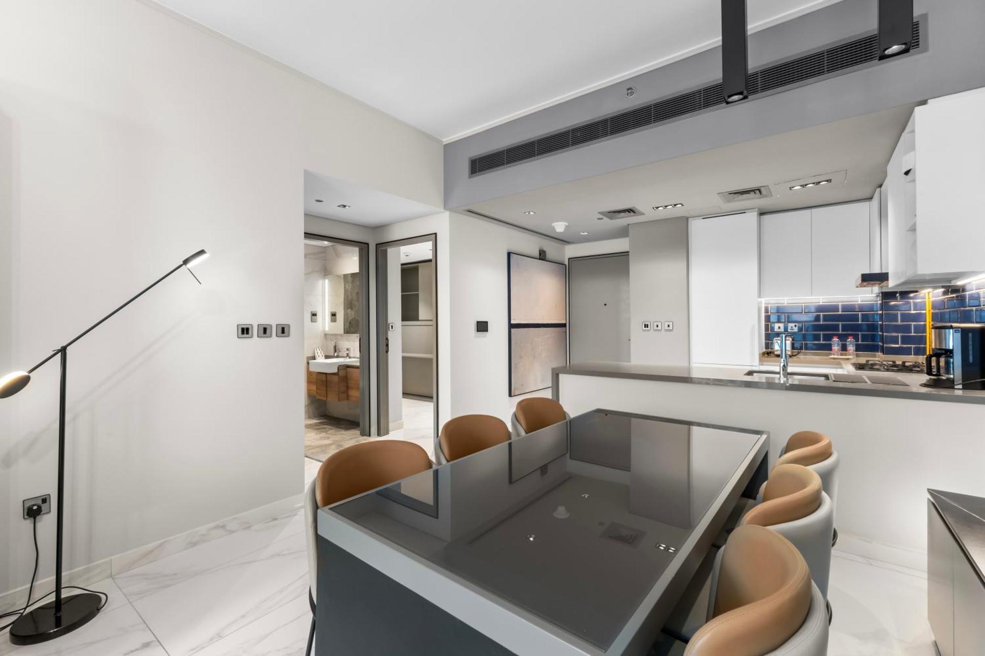 Lux 1 Bedroom Downtown - 5 Mins To Burj Khalifa * Dubai