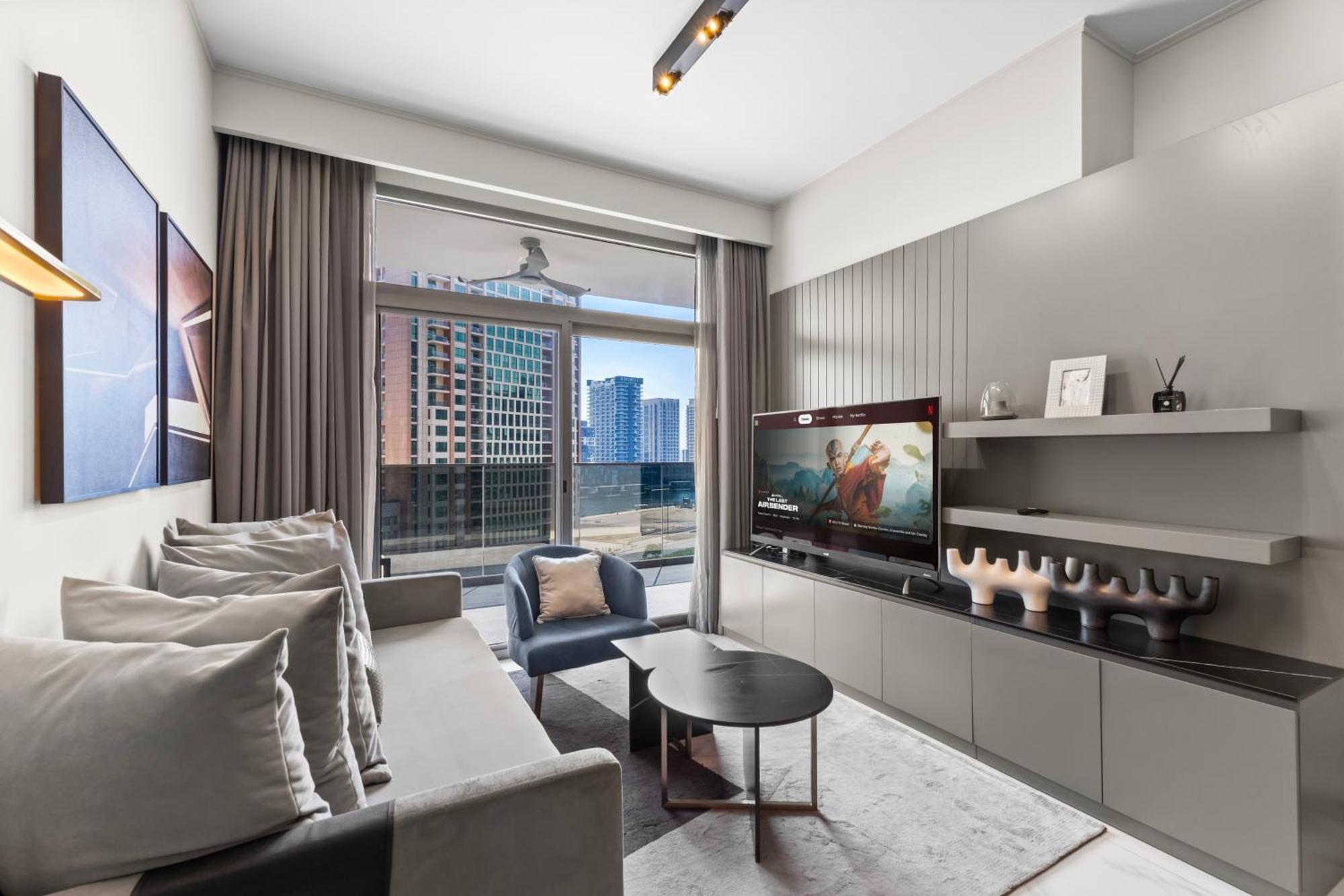 Lux 1 Bedroom Downtown - 5 Mins To Burj Khalifa Apartment *